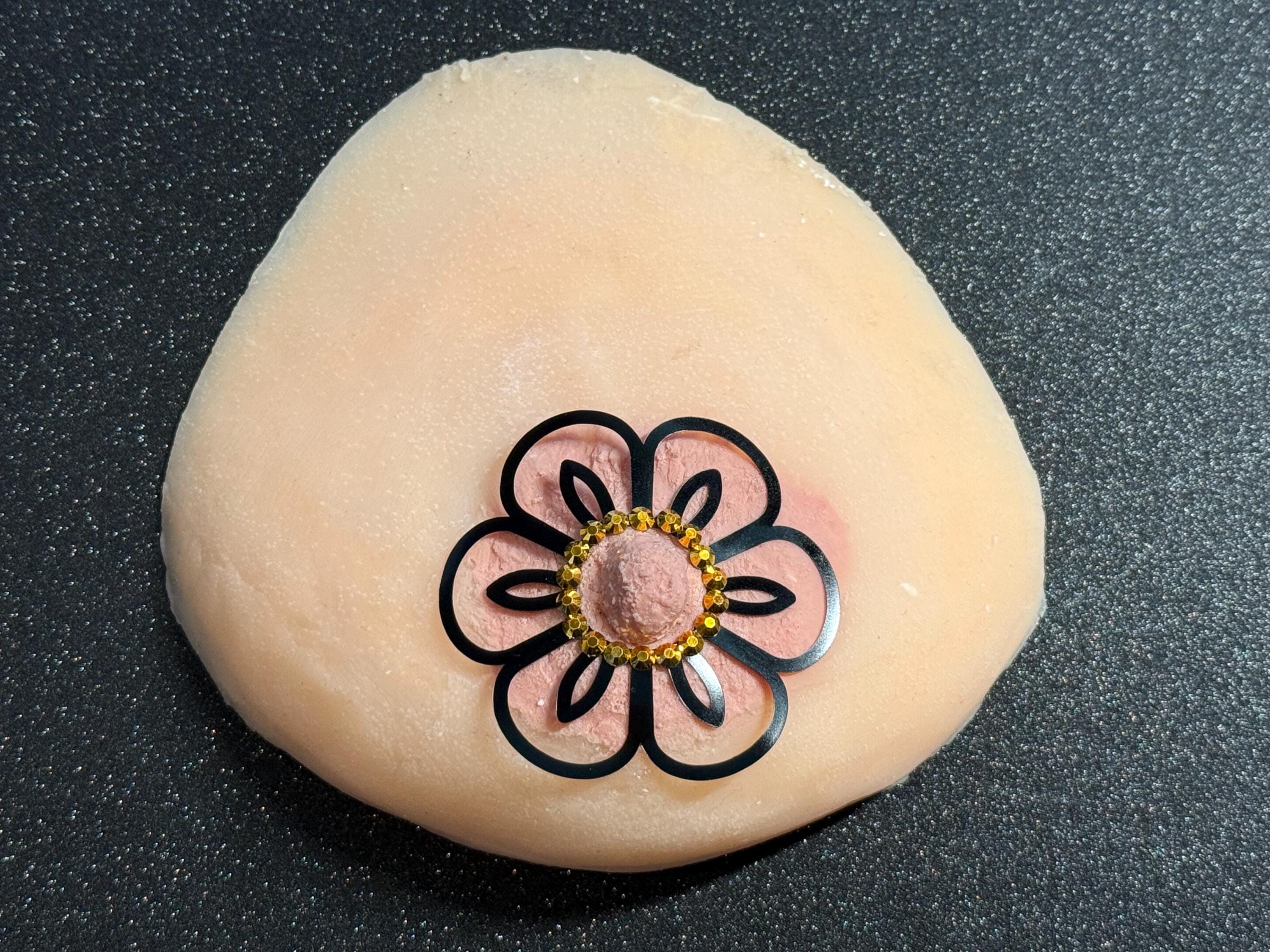Rhinestone Flower Body Pasty | Rave Festival Body Jewelry | Discreet Packaging