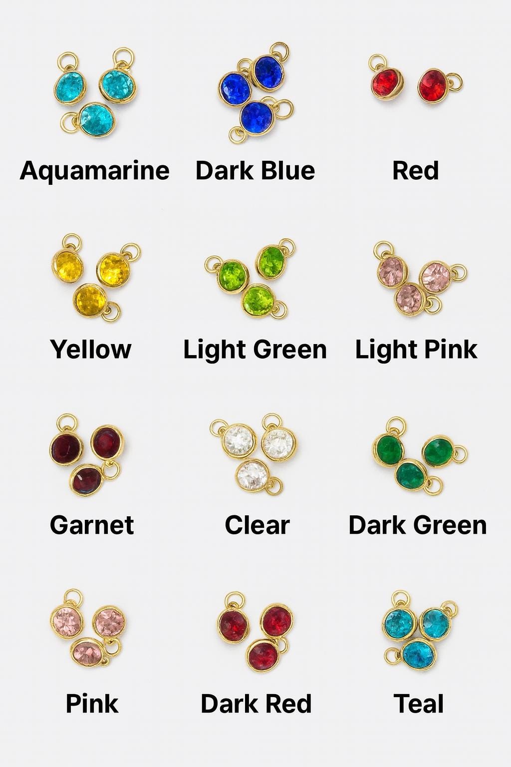 18K Gold Plated Dangling Nip Tips | Gem Body Jewelry | Discreet Packaging