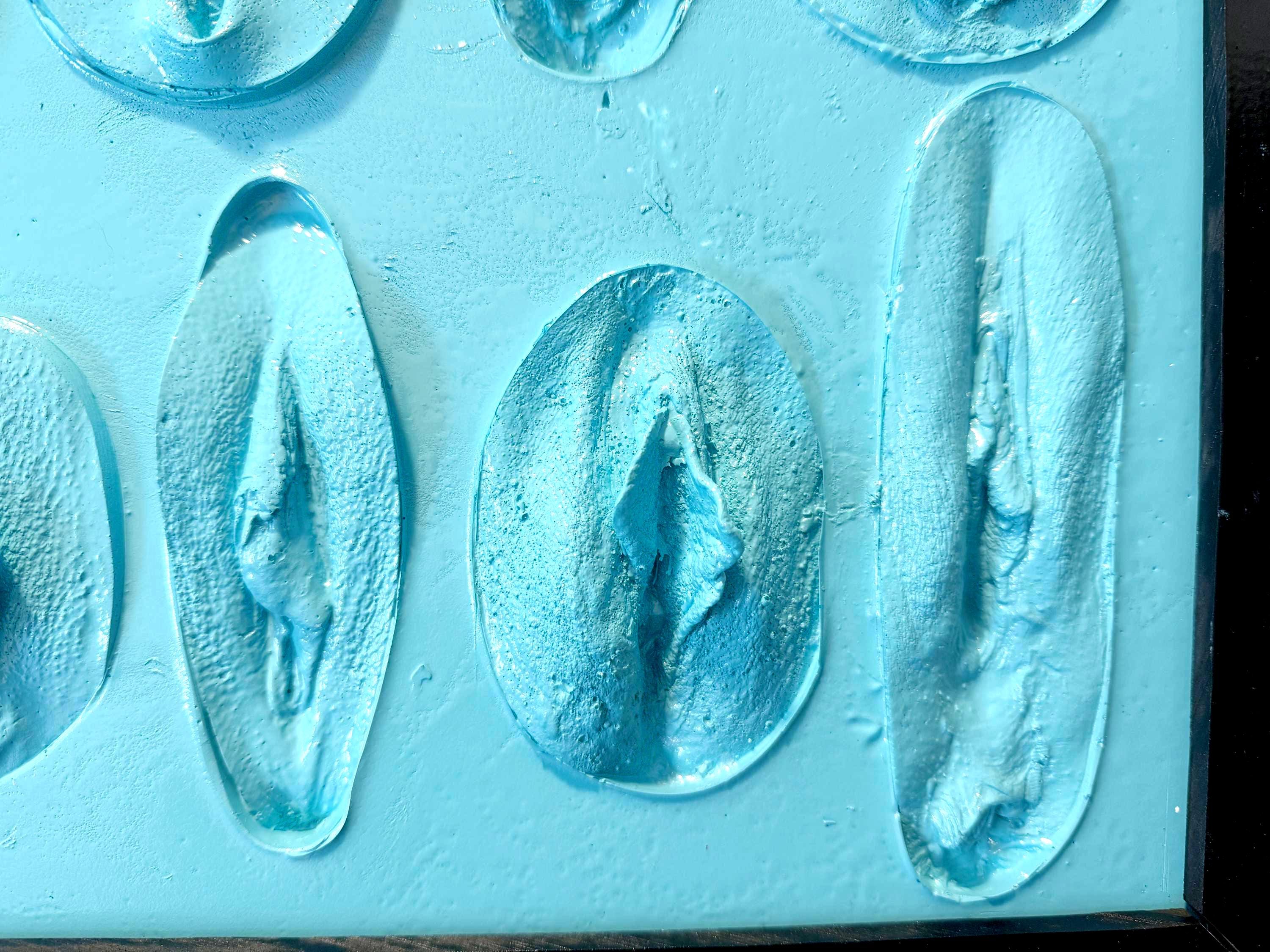 Textured Feminine Form Wall Art | Modern Resin Sculpture | Discreet Packaging