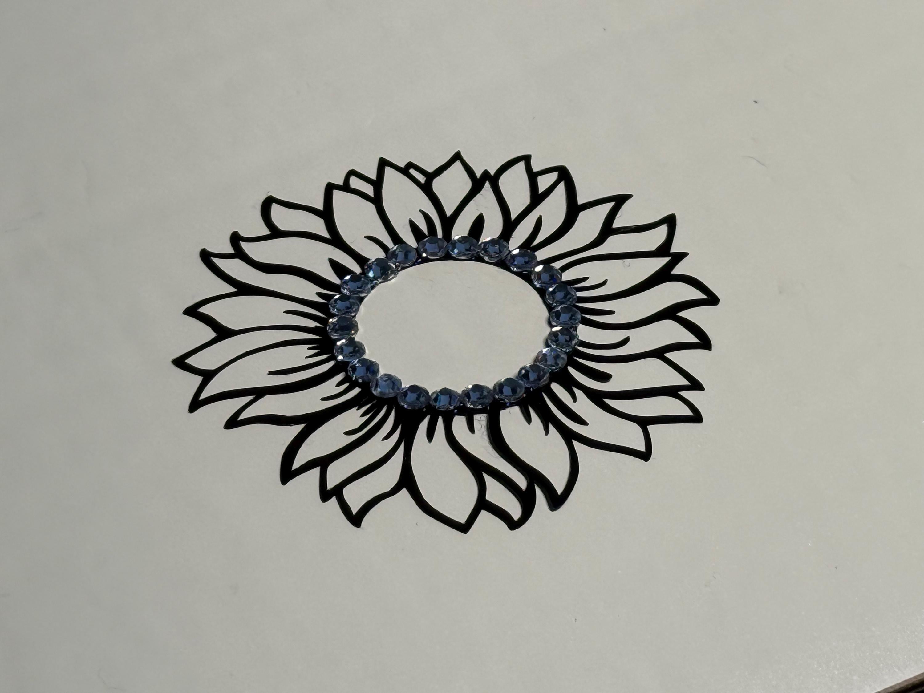 Rhinestone Flower Body Pasty | Rave Festival Body Jewelry | Discreet Packaging