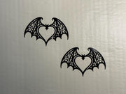 Gothic Spider Web Heart | Gothic Pasty | Blackwork | Dark Romance | Discreet Packaging