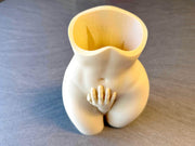 Handmade Feminine Form Vase | Abstract Body Sculpture Decor | Discreet Packaging