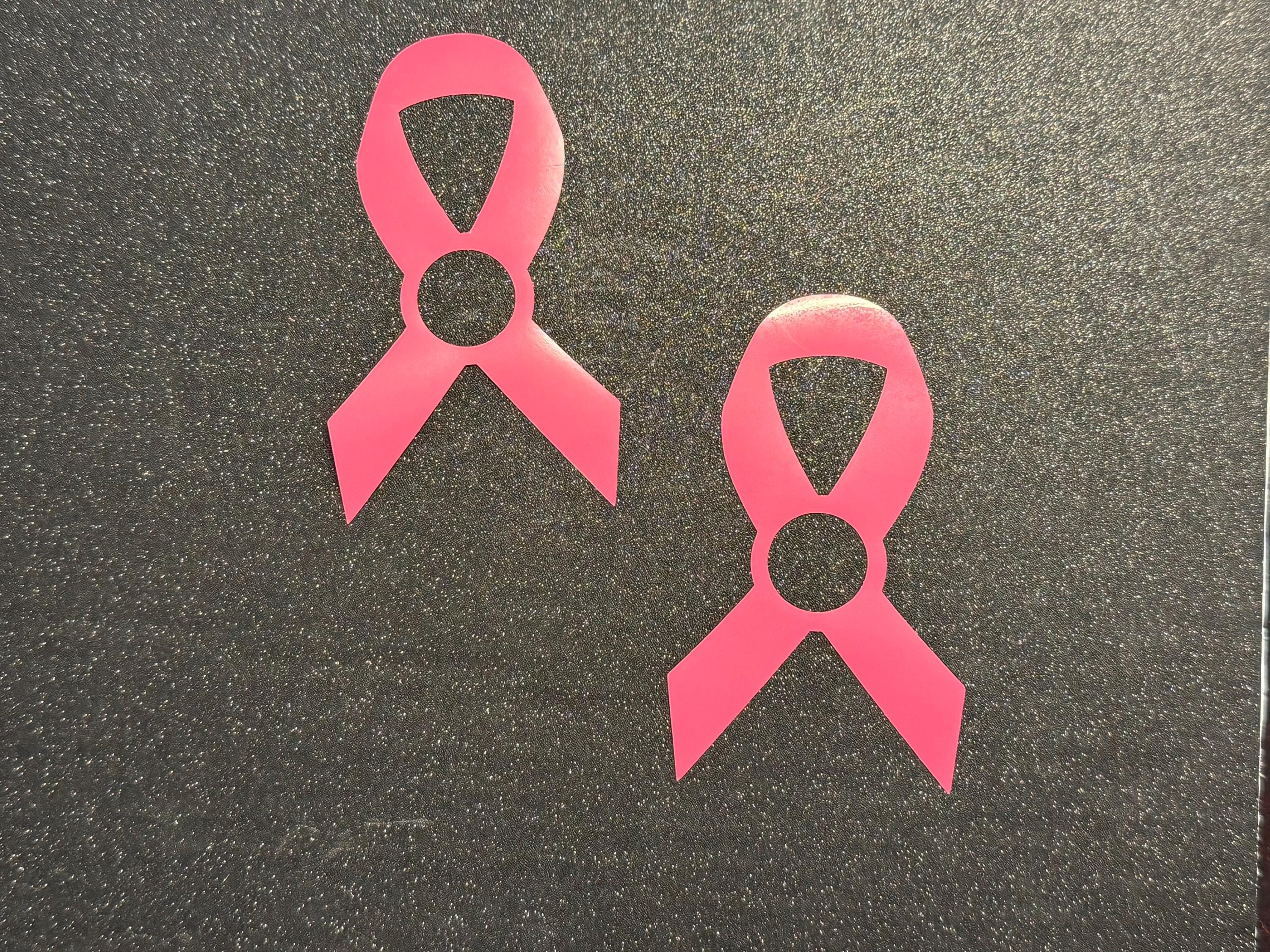 Pink Ribbon Breast Cancer Awareness Sticker | Discreet Packaging