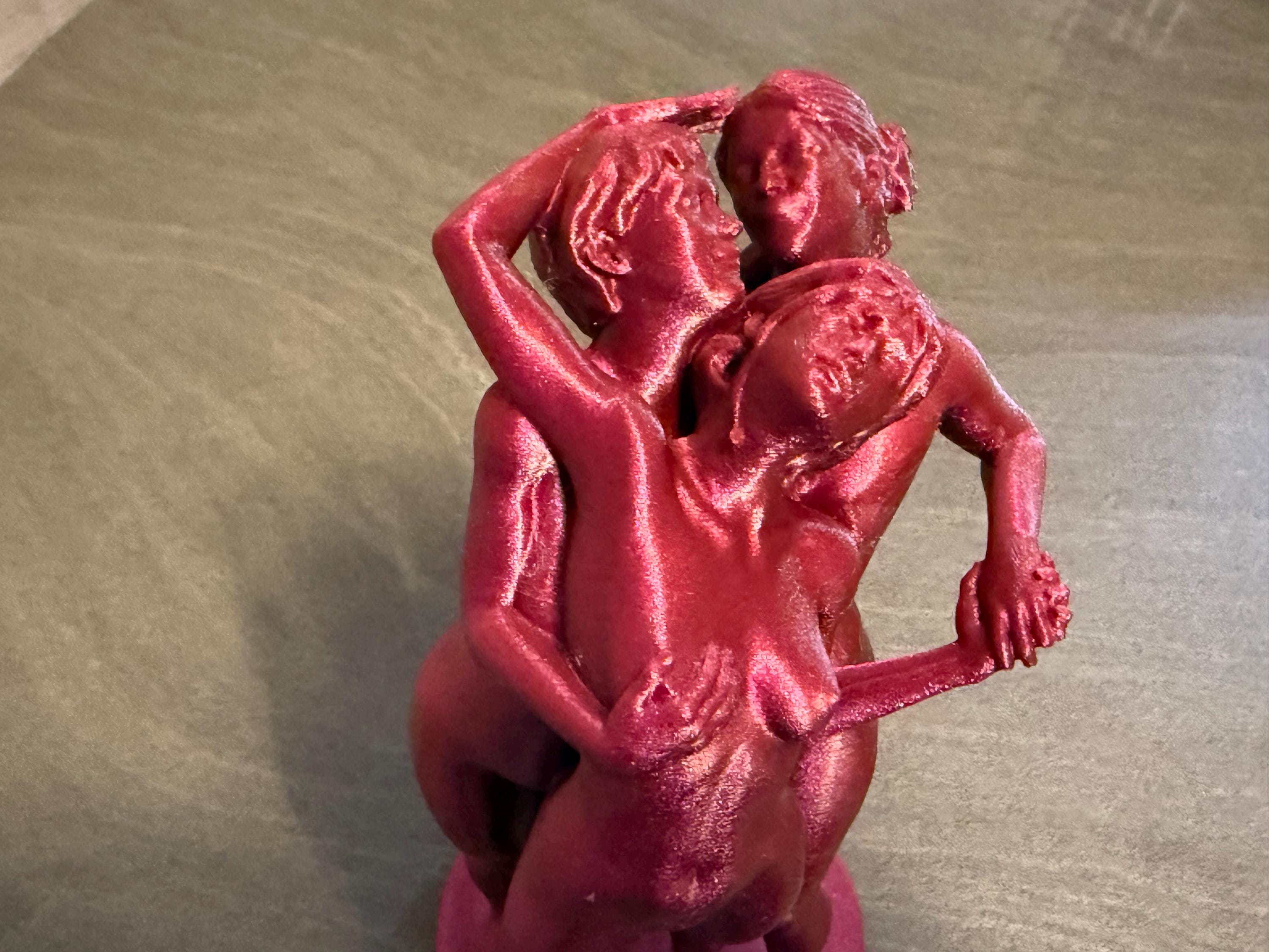 Trio Woman Sculpture | Contemporary Female Form Décor | Handmade Multi-Figure Artwork | Discreet Packaging