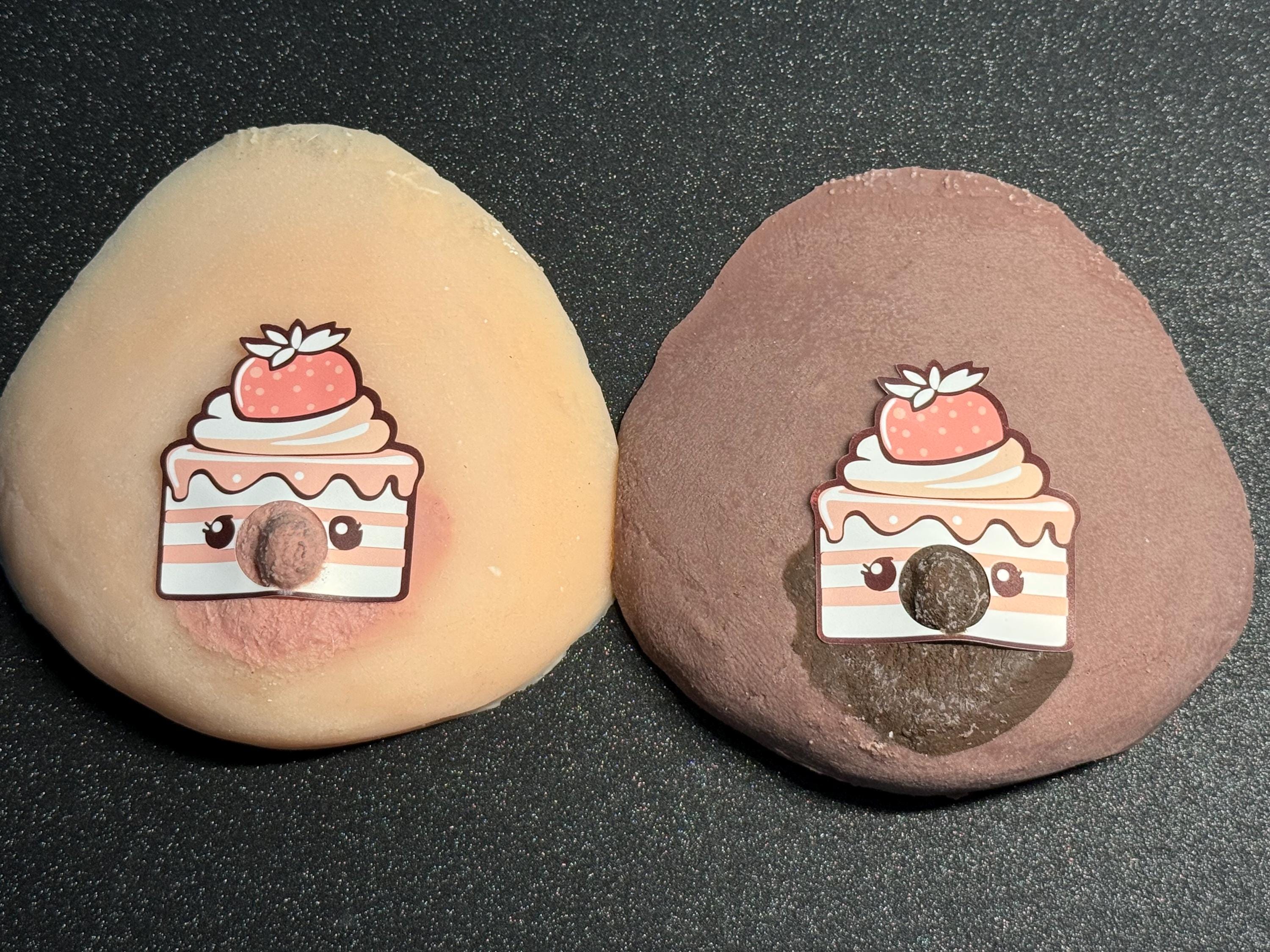 Strawberry Cupcake Pasties | Medical Grade Adhesive | Latex-Free | Discreet Packaging