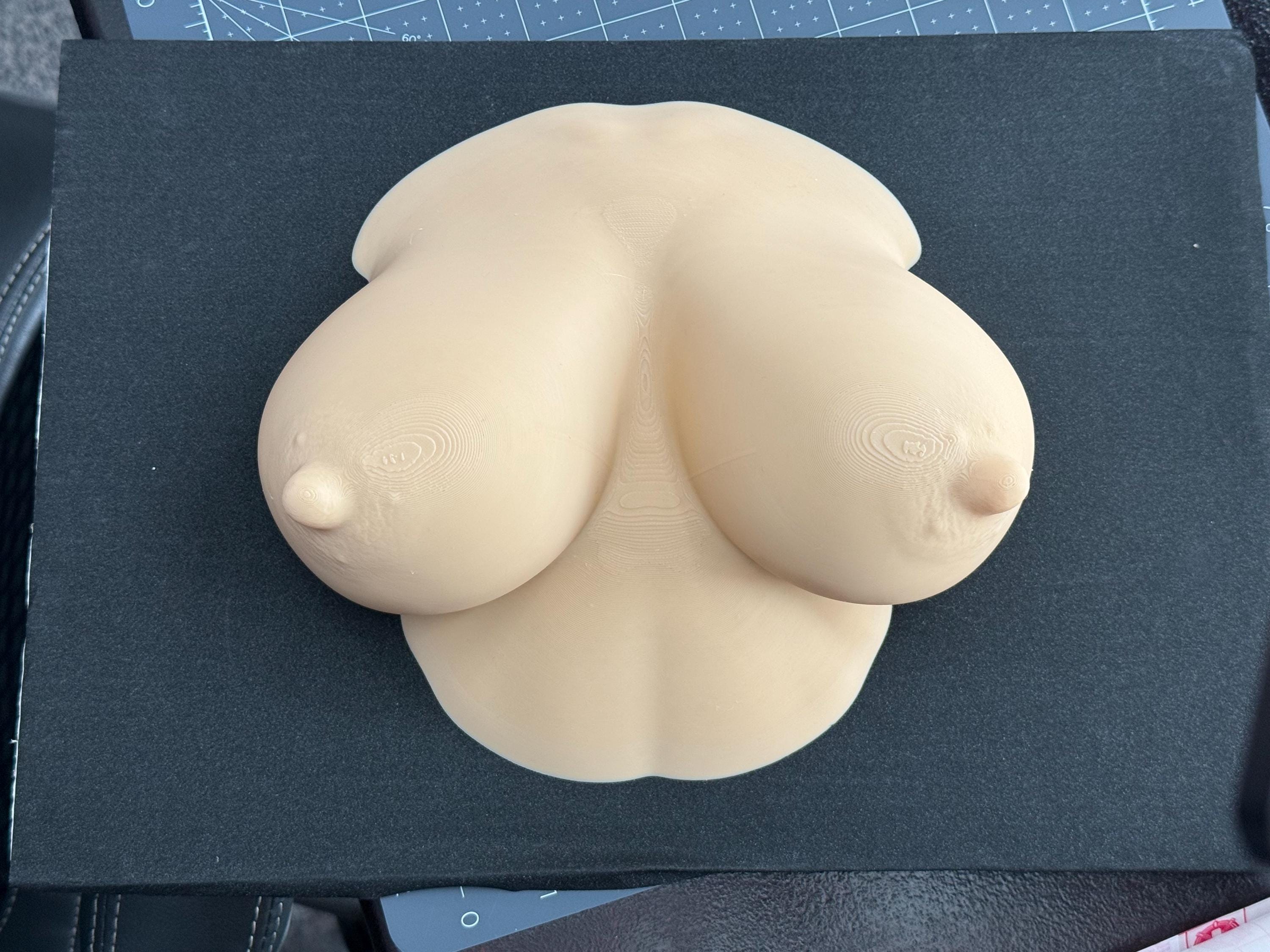 Customized 3d Printed Chest Wall Sculpture | Unique Body Art | Made to Order | Discreet Packaging