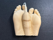 Novelty Foot Wall Sculpture | Artistic Statement Decor (7" Display Piece) | Discreet Packaging