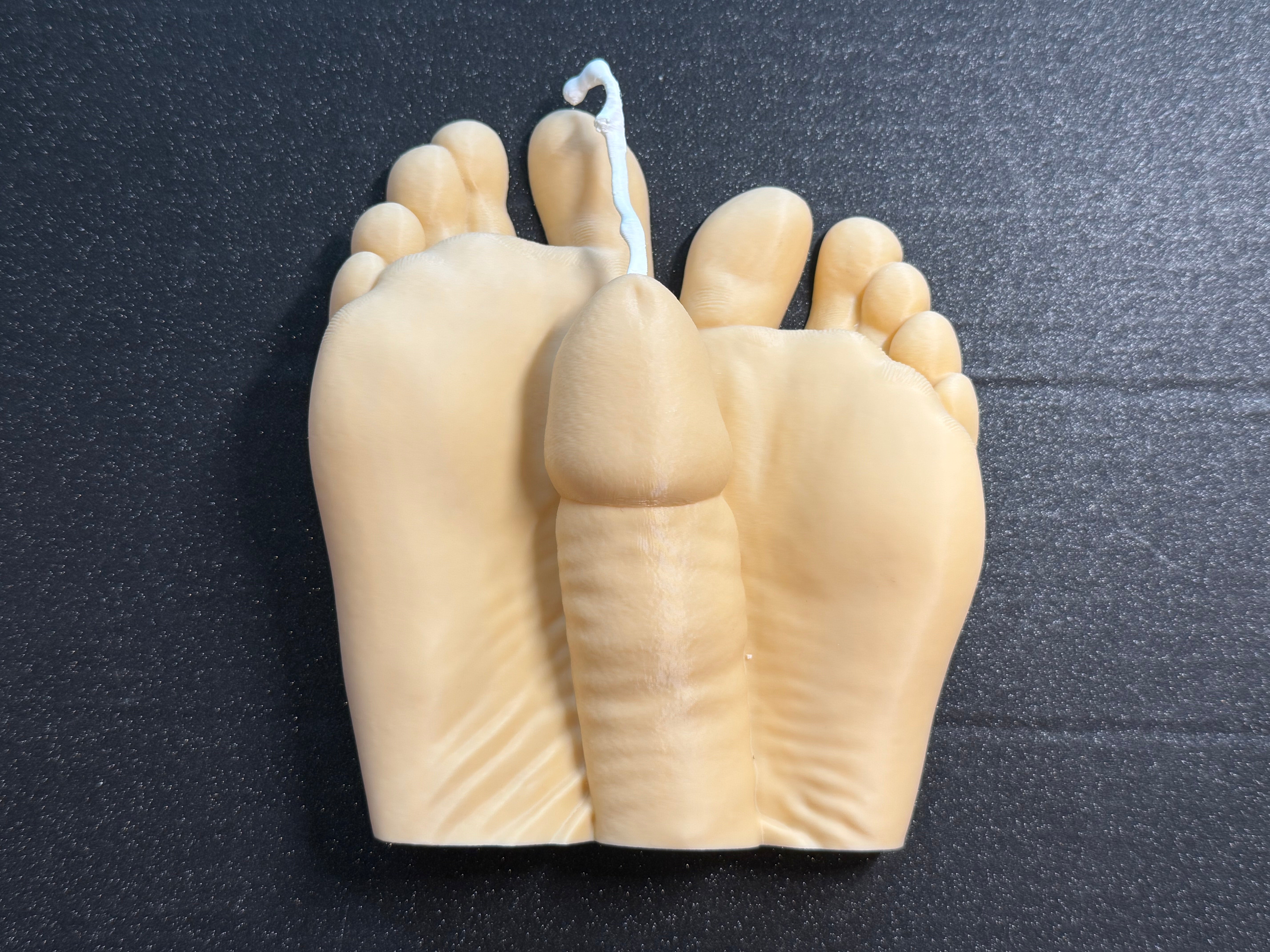 Novelty Foot Wall Sculpture | Artistic Statement Decor (7" Display Piece) | Discreet Packaging