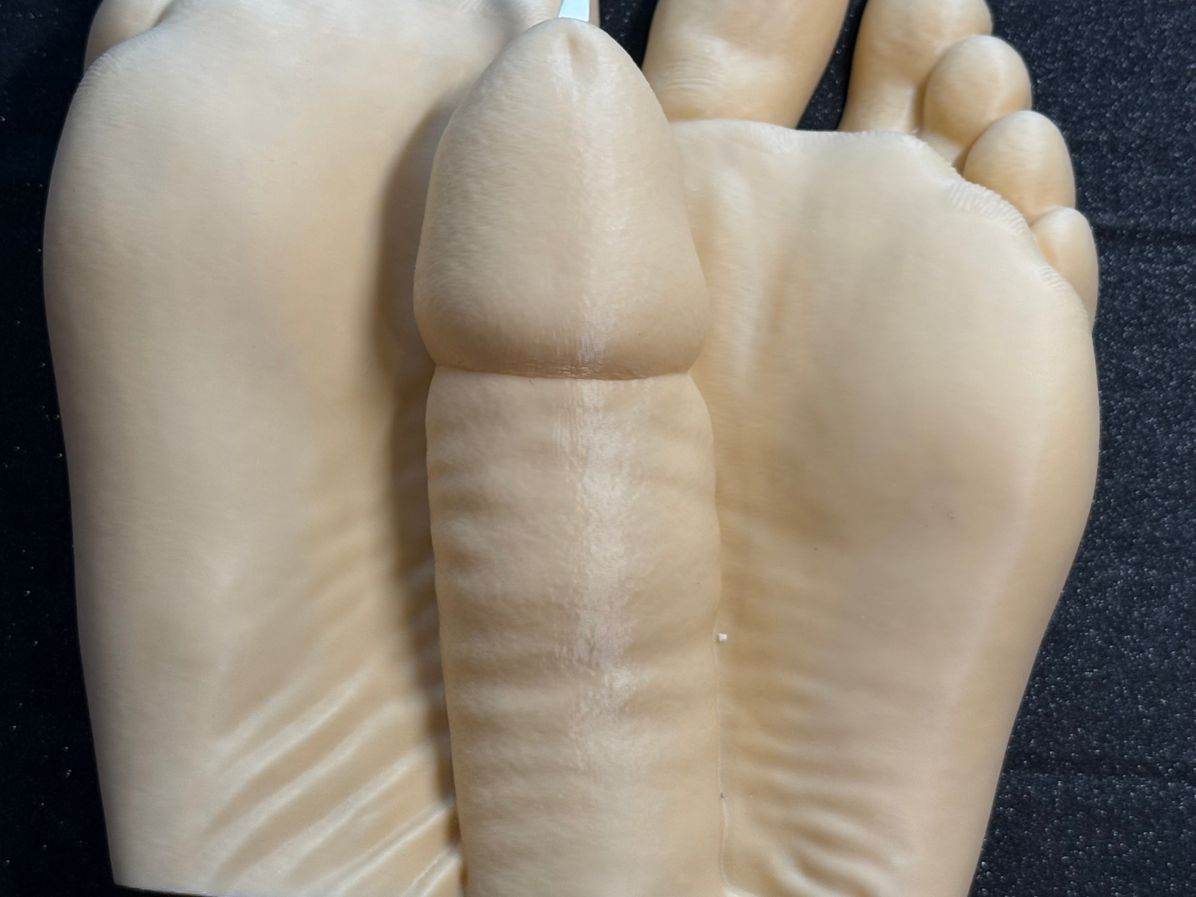 Novelty Foot Wall Sculpture | Artistic Statement Decor (7" Display Piece) | Discreet Packaging