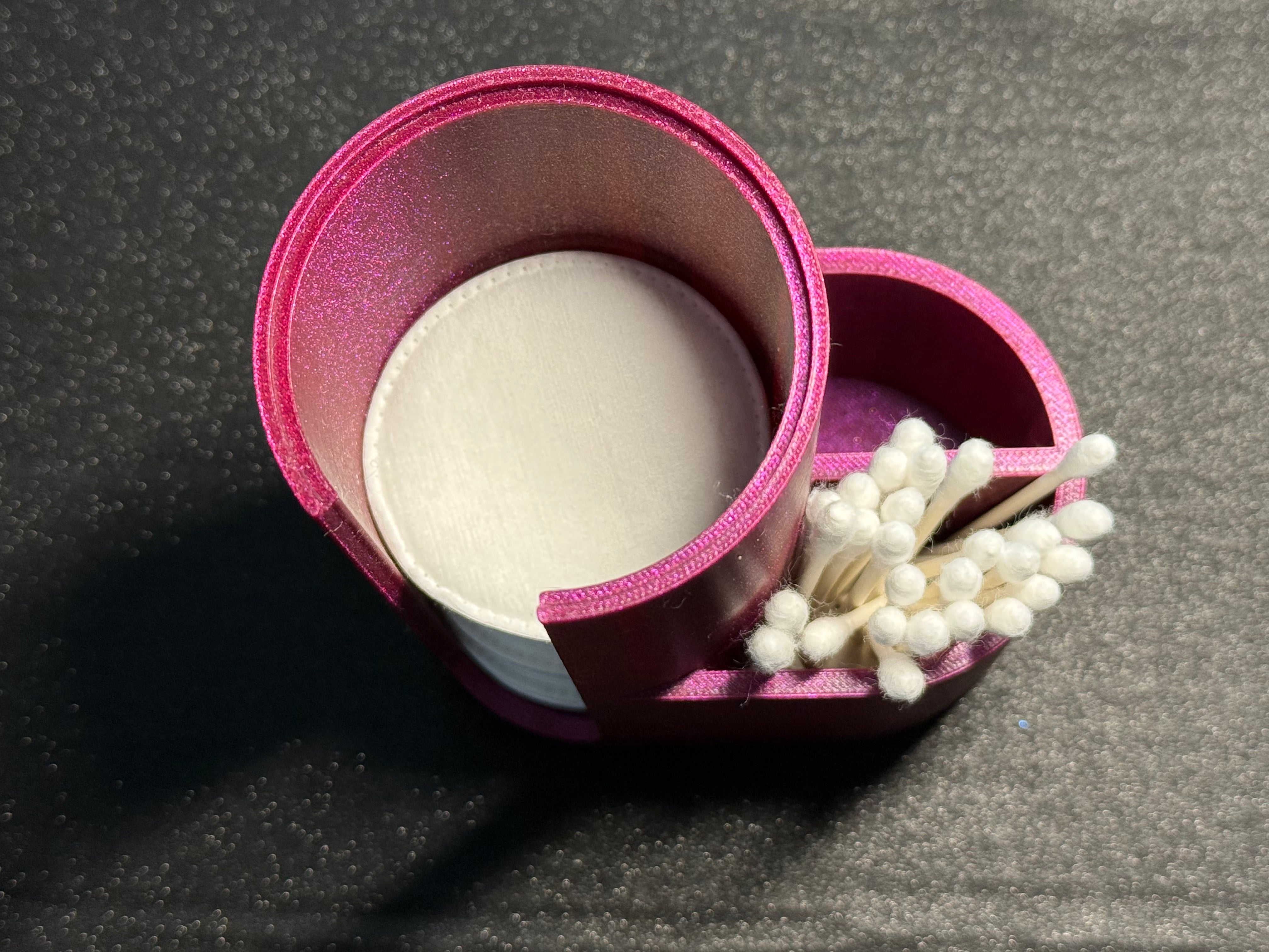 C-Kret Bathroom Organizer | Custom Lid Storage Container | Cotton Swab Holder |Vanity Organizer | Unique Adult Decor | Discreet Packaging