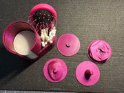 C-Kret Bathroom Organizer | Custom Lid Storage Container | Cotton Swab Holder |Vanity Organizer | Unique Adult Decor | Discreet Packaging