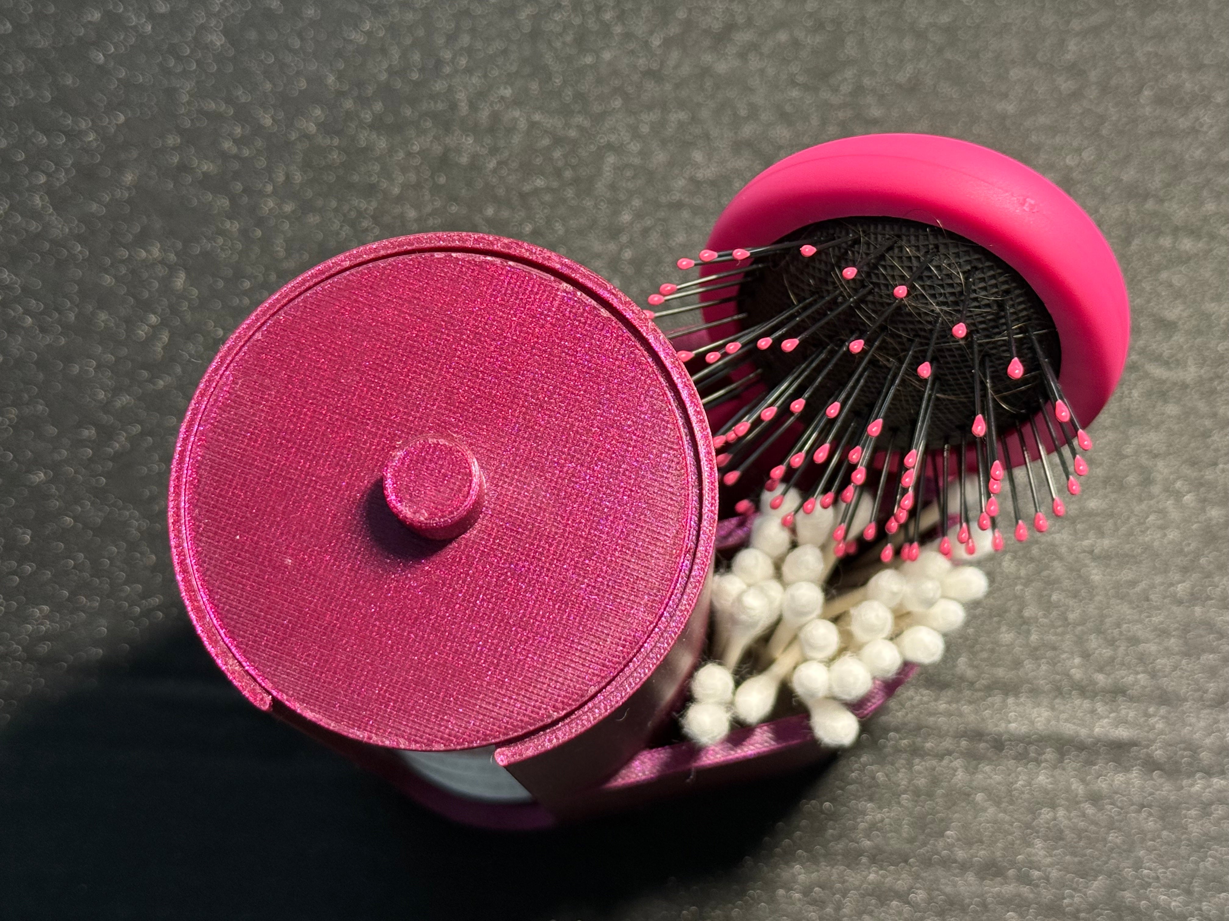 C-Kret Bathroom Organizer | Custom Lid Storage Container | Cotton Swab Holder |Vanity Organizer | Unique Adult Decor | Discreet Packaging