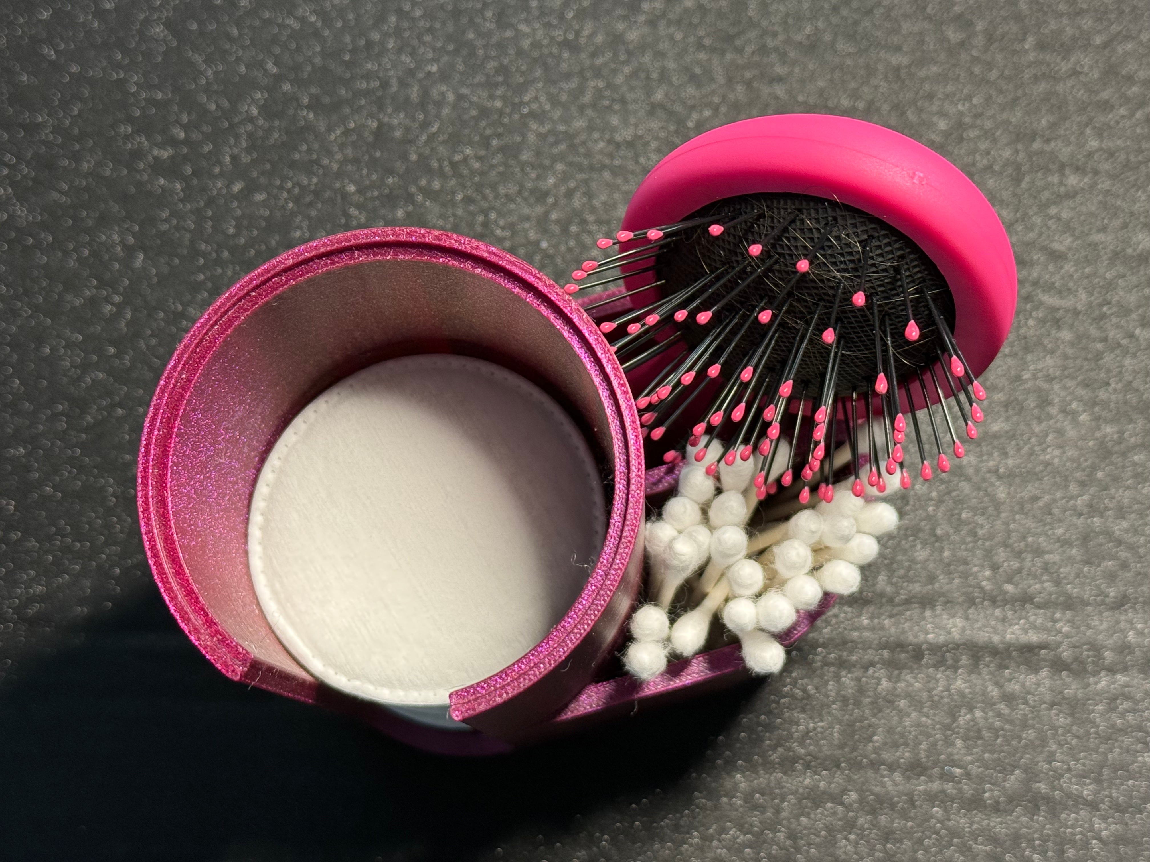 C-Kret Bathroom Organizer | Custom Lid Storage Container | Cotton Swab Holder |Vanity Organizer | Unique Adult Decor | Discreet Packaging