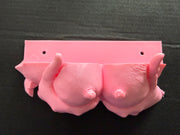 Body Form Wall Shelf | 3D Printed Feminine Art Storage | Bold Vanity Decor
