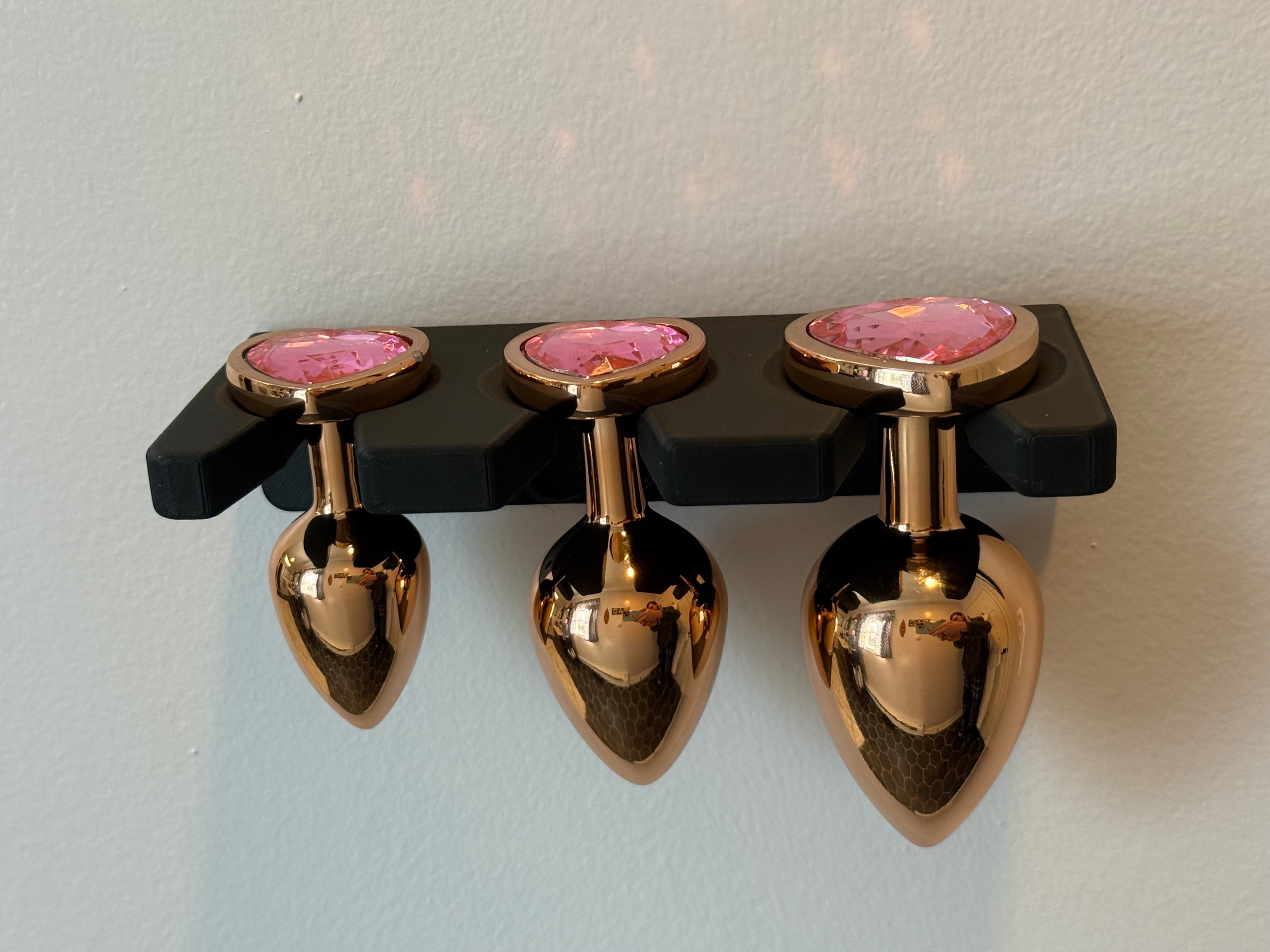 Intimate Accessories Display Stand | Modern 3D Printed Organizer | Discreet Packaging