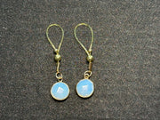 Blue Opal Nipple Tips | Adjustable Non-Piercing Gold Body Jewelry | Discreet Packaging