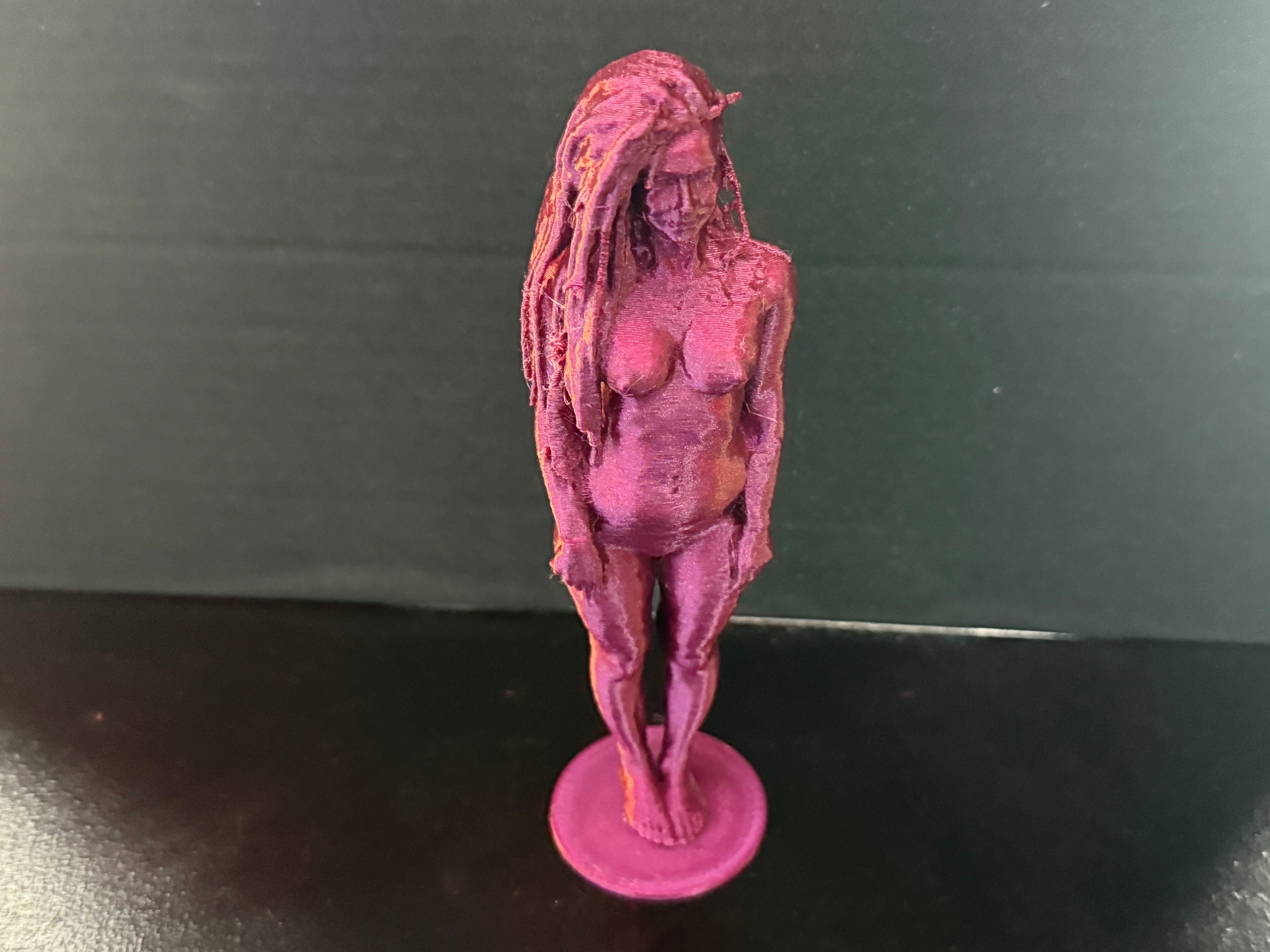 Sensual Female Figurine Sculpture | 3D Printed Nude Woman Statue | Discreet Packaging