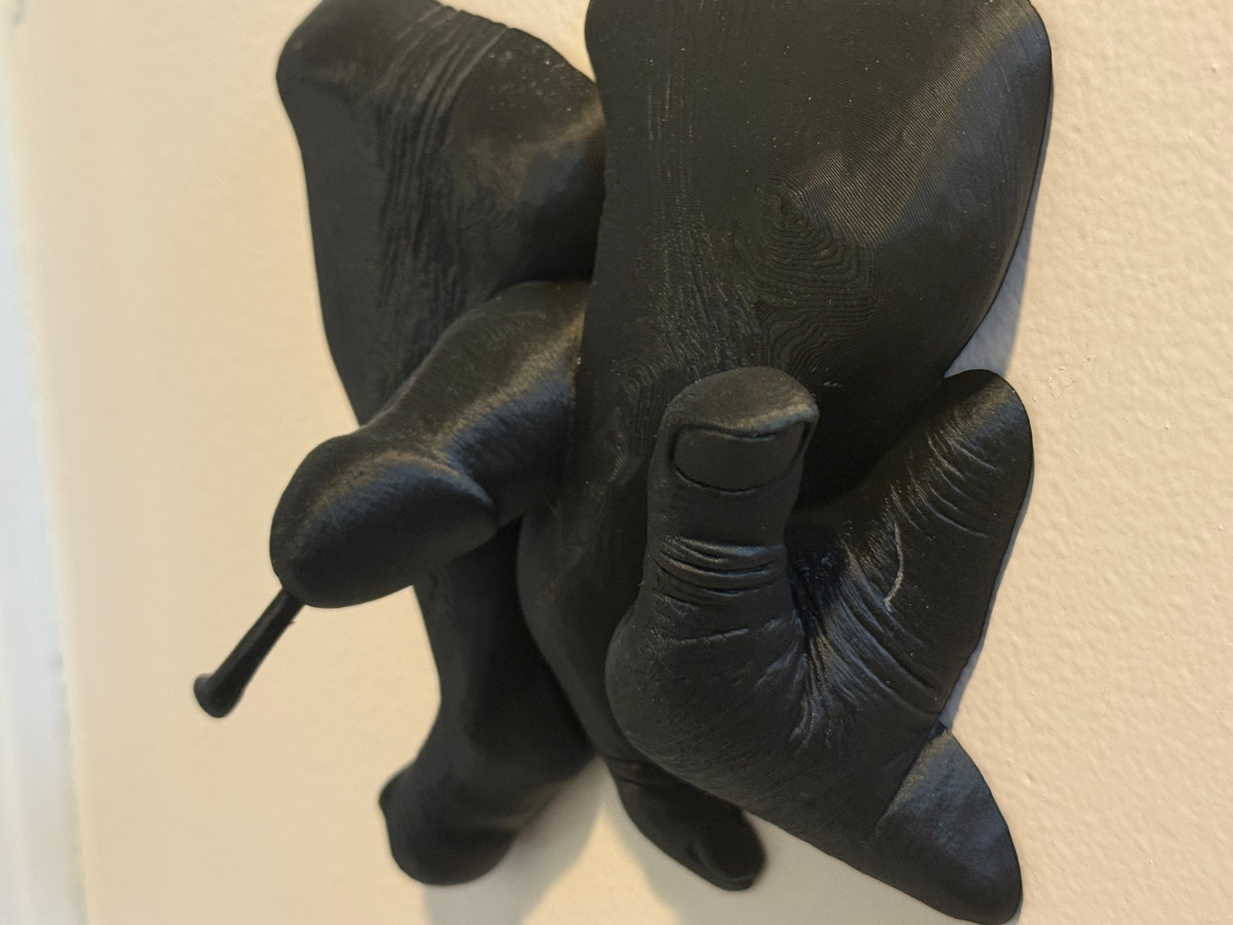 Provocative Foot Job Wall Sculpture | 3D Printed Erotic Art Decor | Discreet Packaging