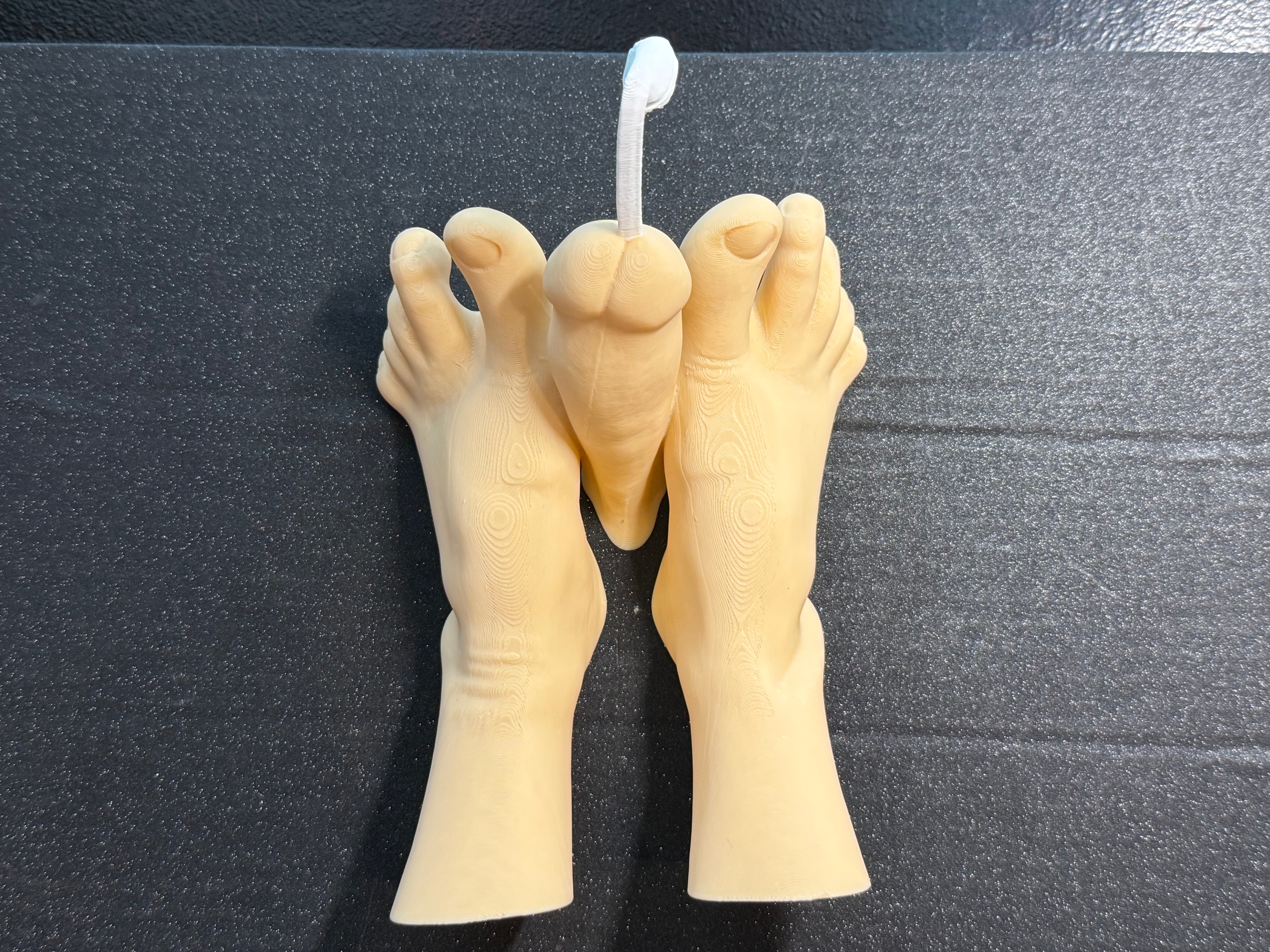 Novelty Foot Sculpture | Artistic Desk Decor & Conversation Piece | Discreet Packaging