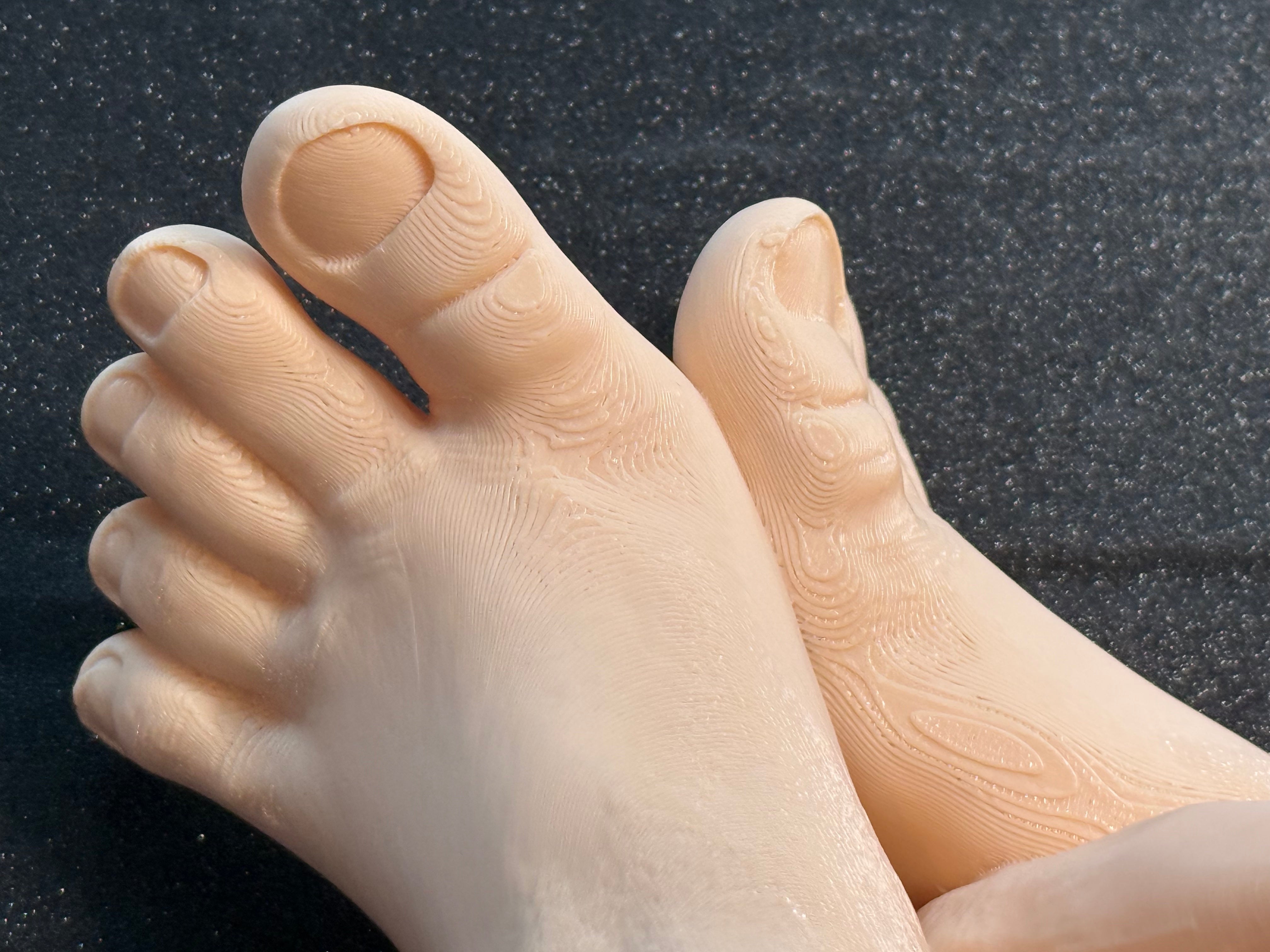 Abstract Foot Sculpture | Novelty Artistic Decor Piece (7" Display Art) | Discreet Packaging
