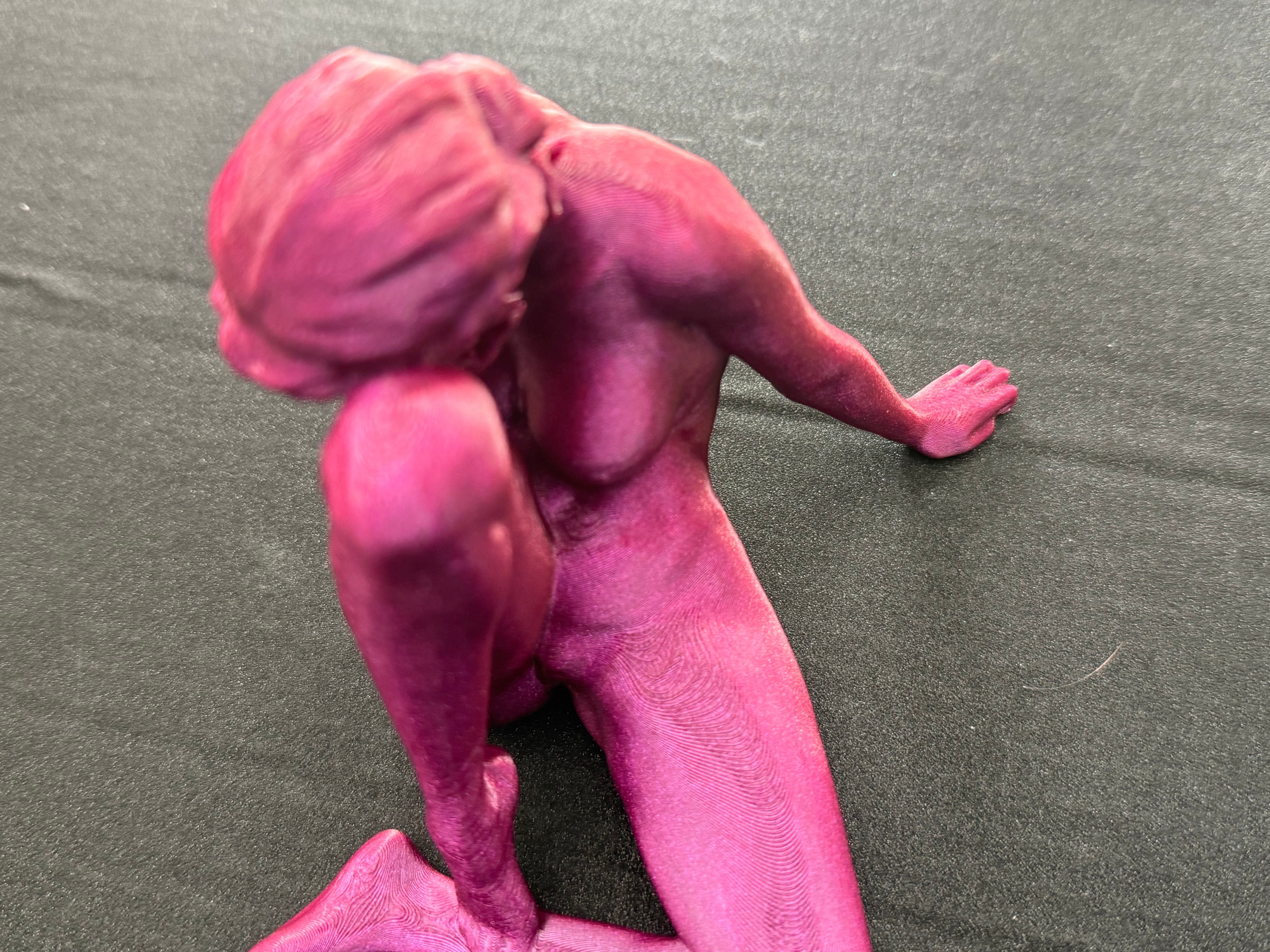 Seated Female Sculpture | Modern Artistic Figurine | C-Kret | Discreet Packaging