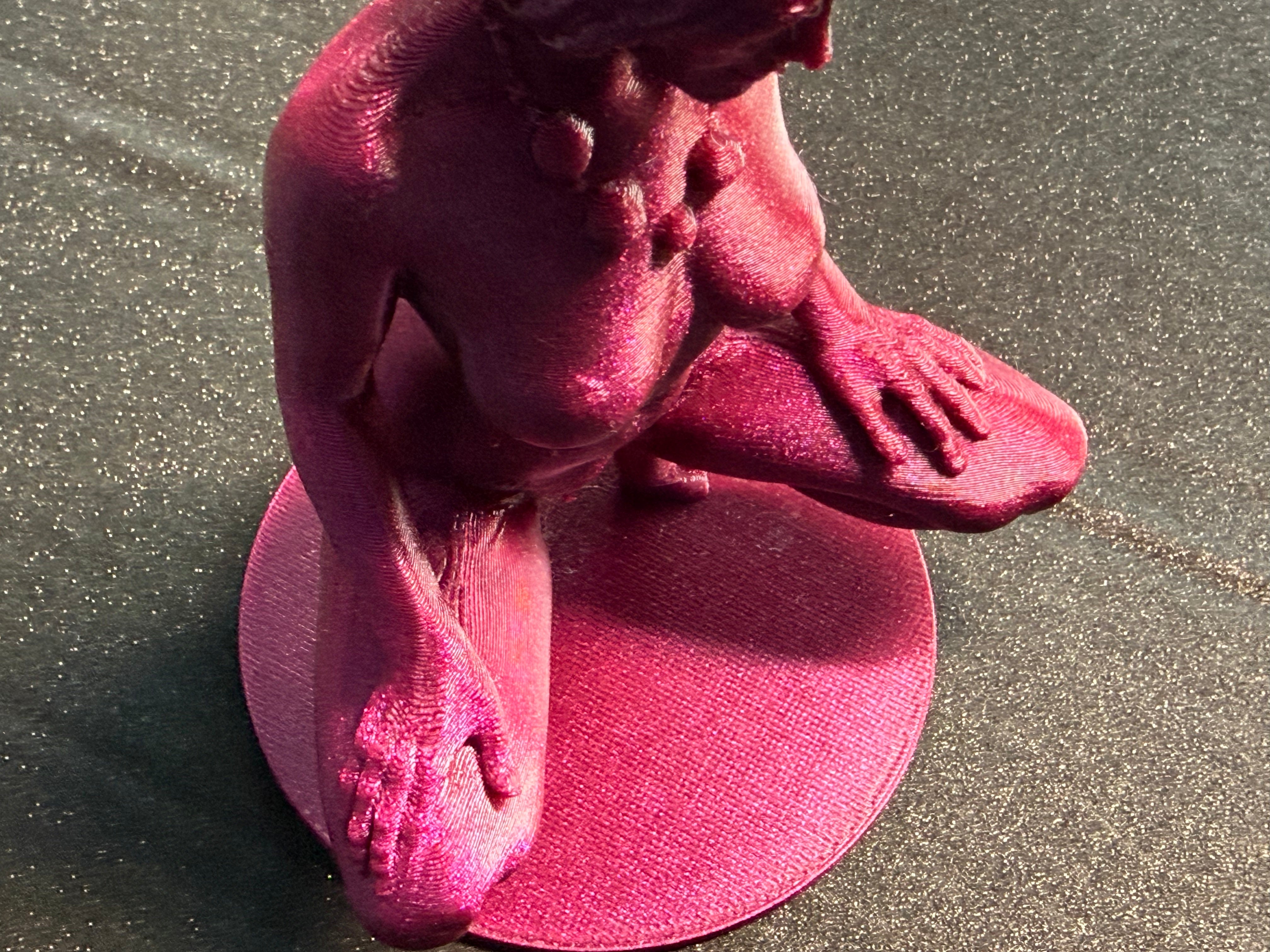 Modern Female Sculpture with Necklace | Artistic Figurine | Unique Home Decor | C-Kret Wear