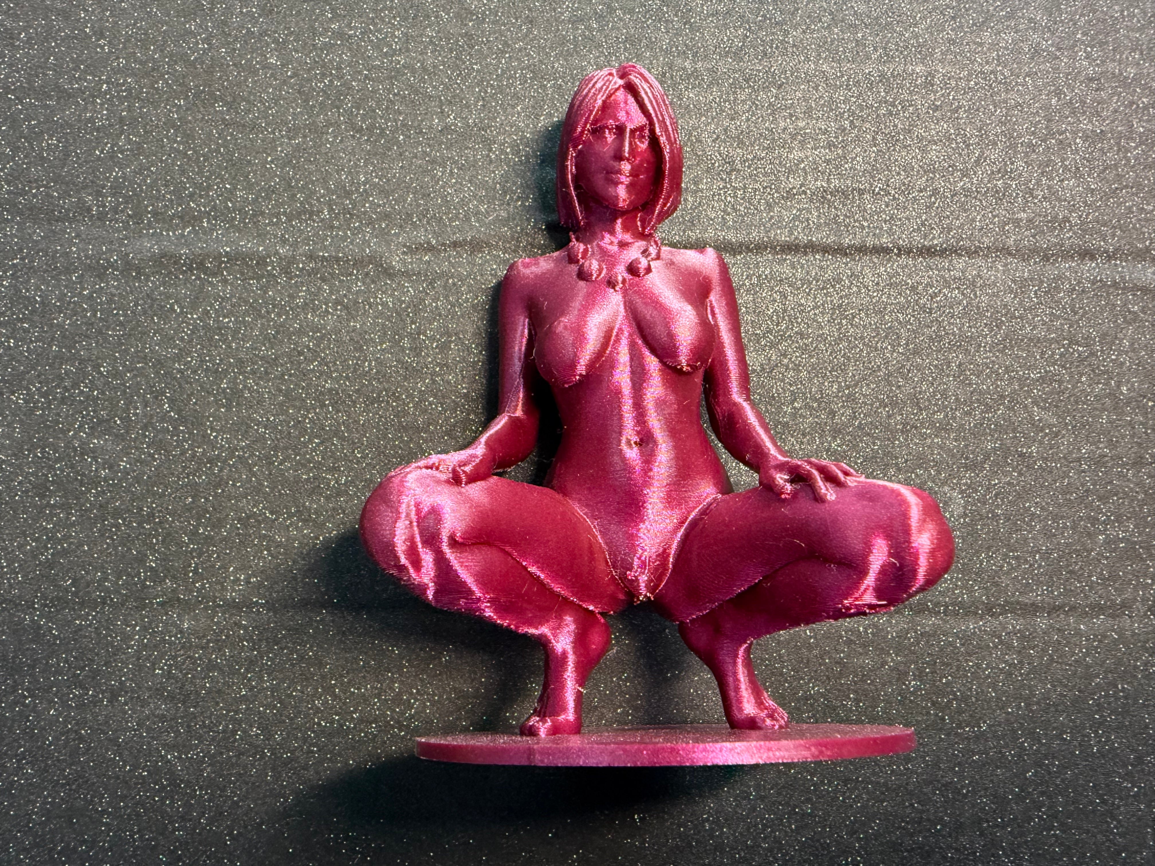 Modern Female Sculpture with Necklace | Artistic Figurine | Unique Home Decor | C-Kret Wear