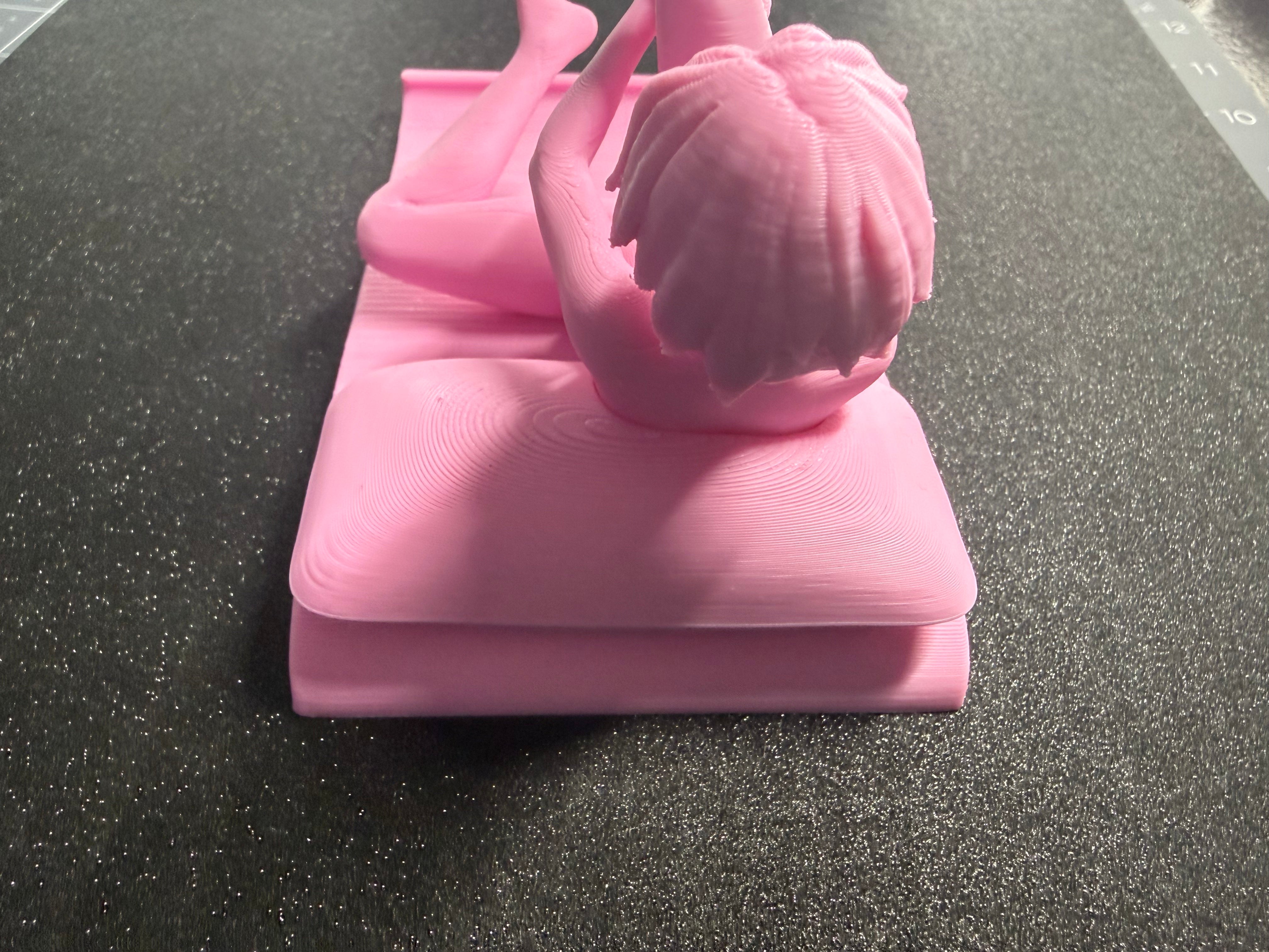 Yoga Muse Phone Stand | 3D Printed Artistic Desk Sculpture | Body-Positive Decor | Discreet Packaging