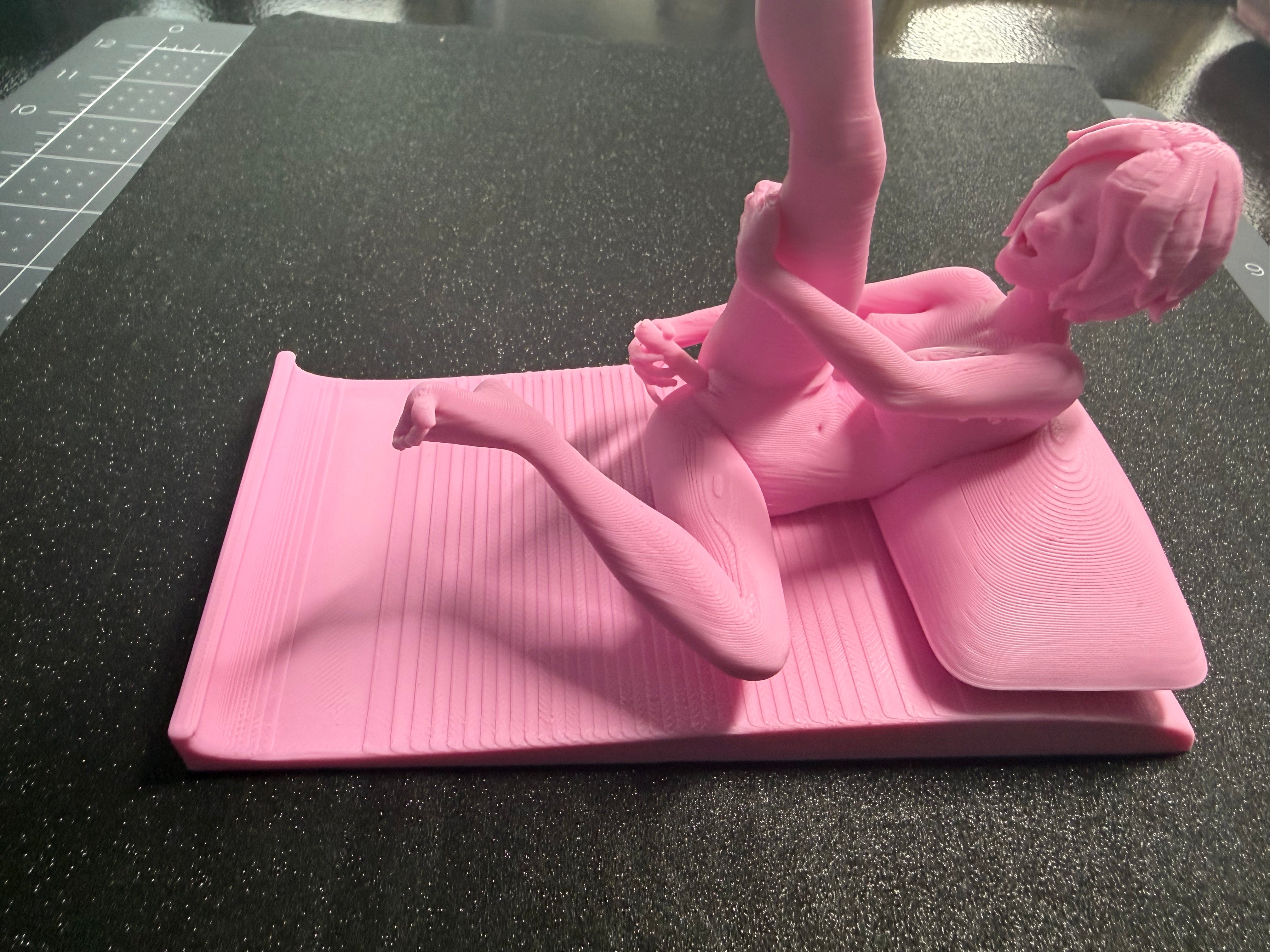 Yoga Muse Phone Stand | 3D Printed Artistic Desk Sculpture | Body-Positive Decor | Discreet Packaging