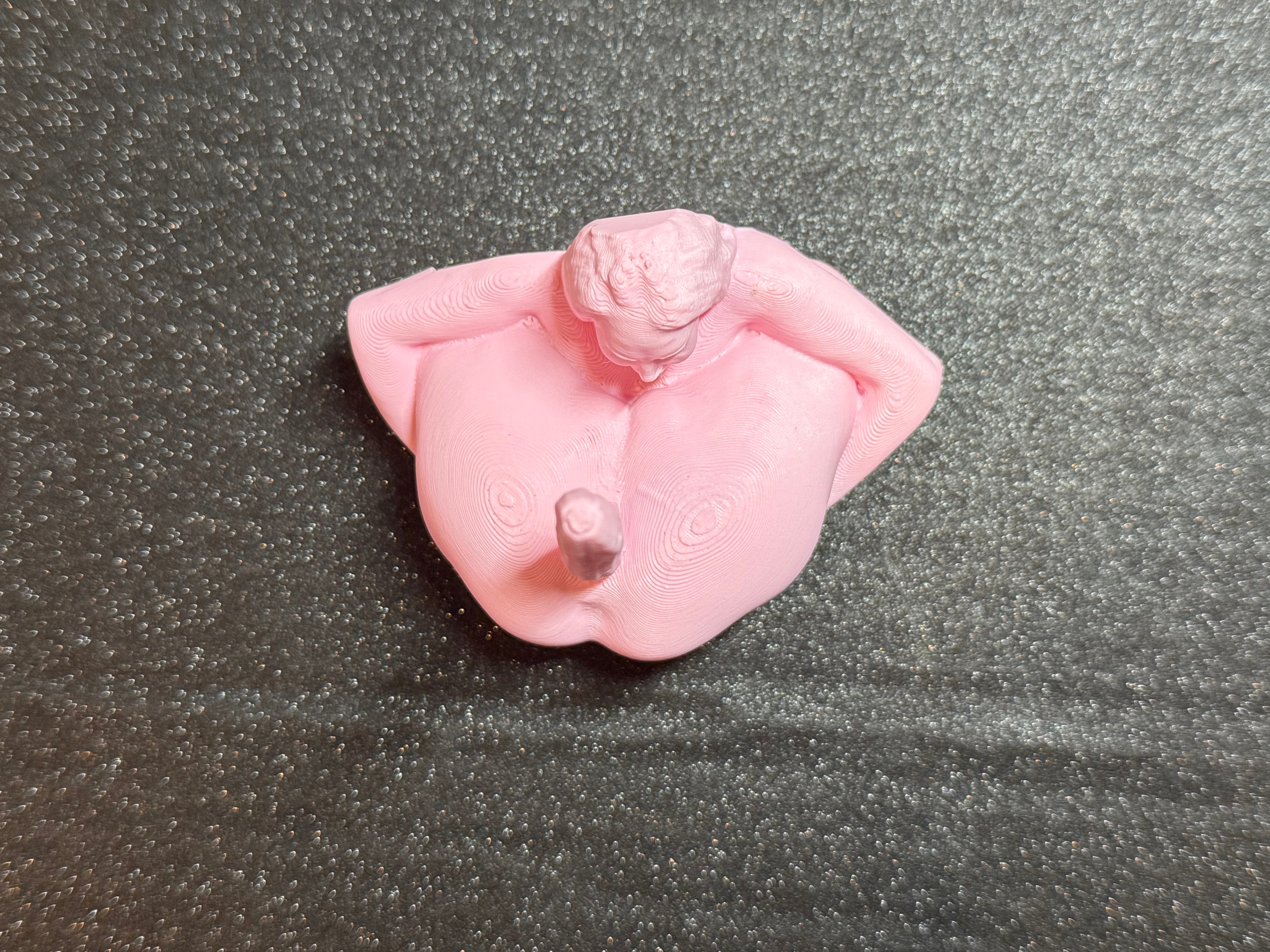 3D Printed Female Form Ring Holder | Body Positive Jewelry Display | Discreet Packaging