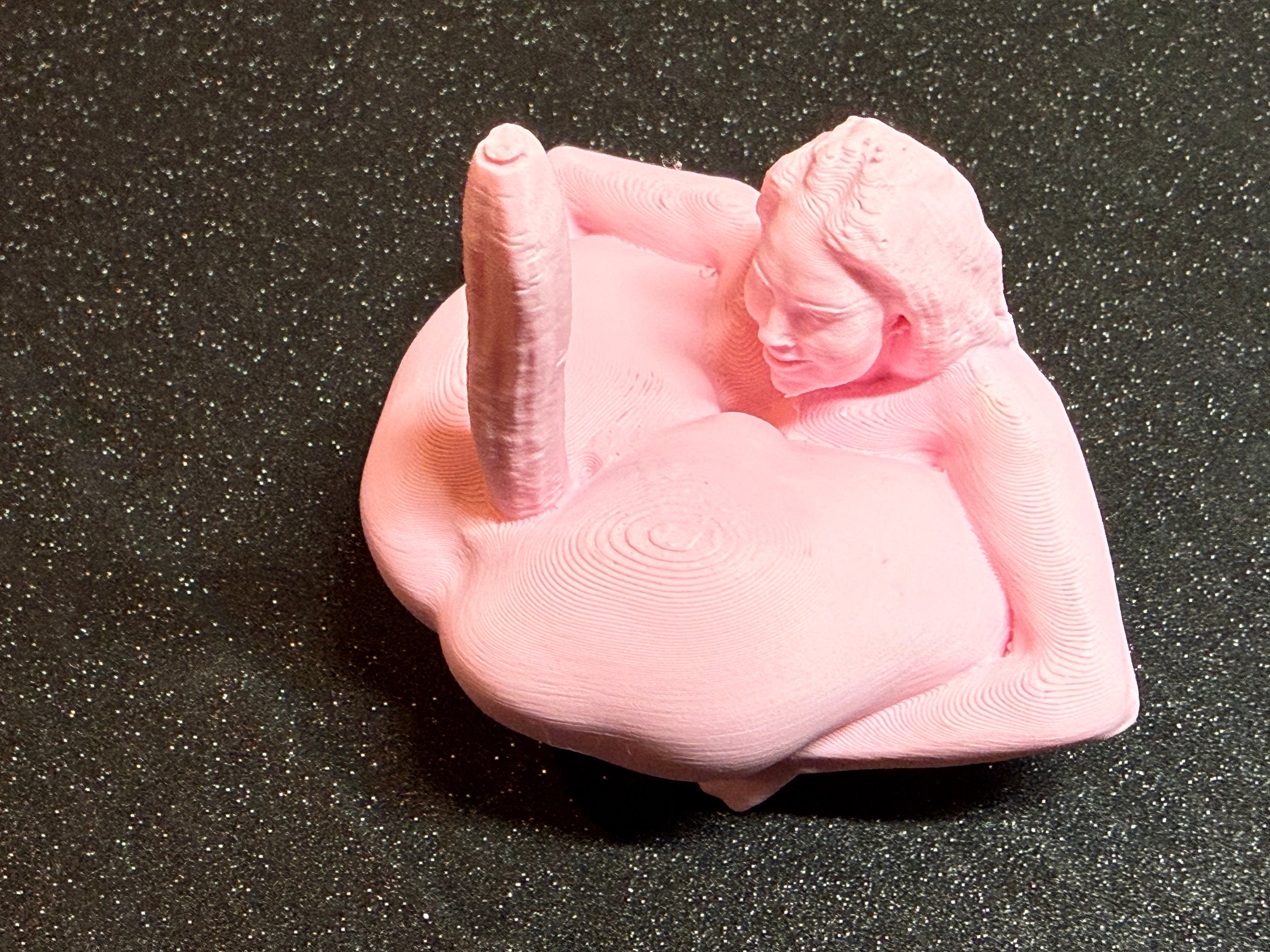 3D Printed Female Form Ring Holder | Body Positive Jewelry Display | Discreet Packaging