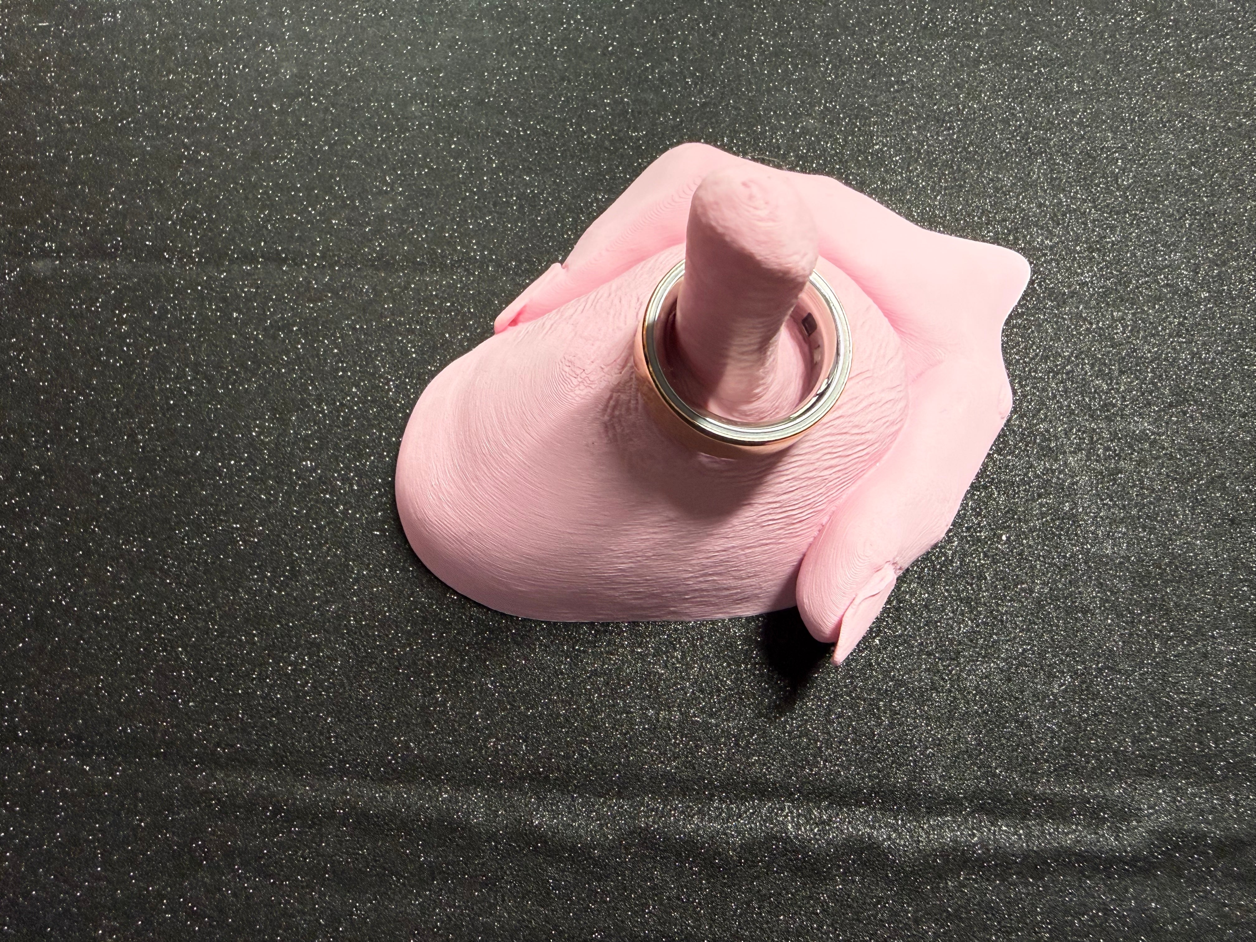 3D Printed Female Form Ring Holder | Body Positive Jewelry Display | Discreet Packaging