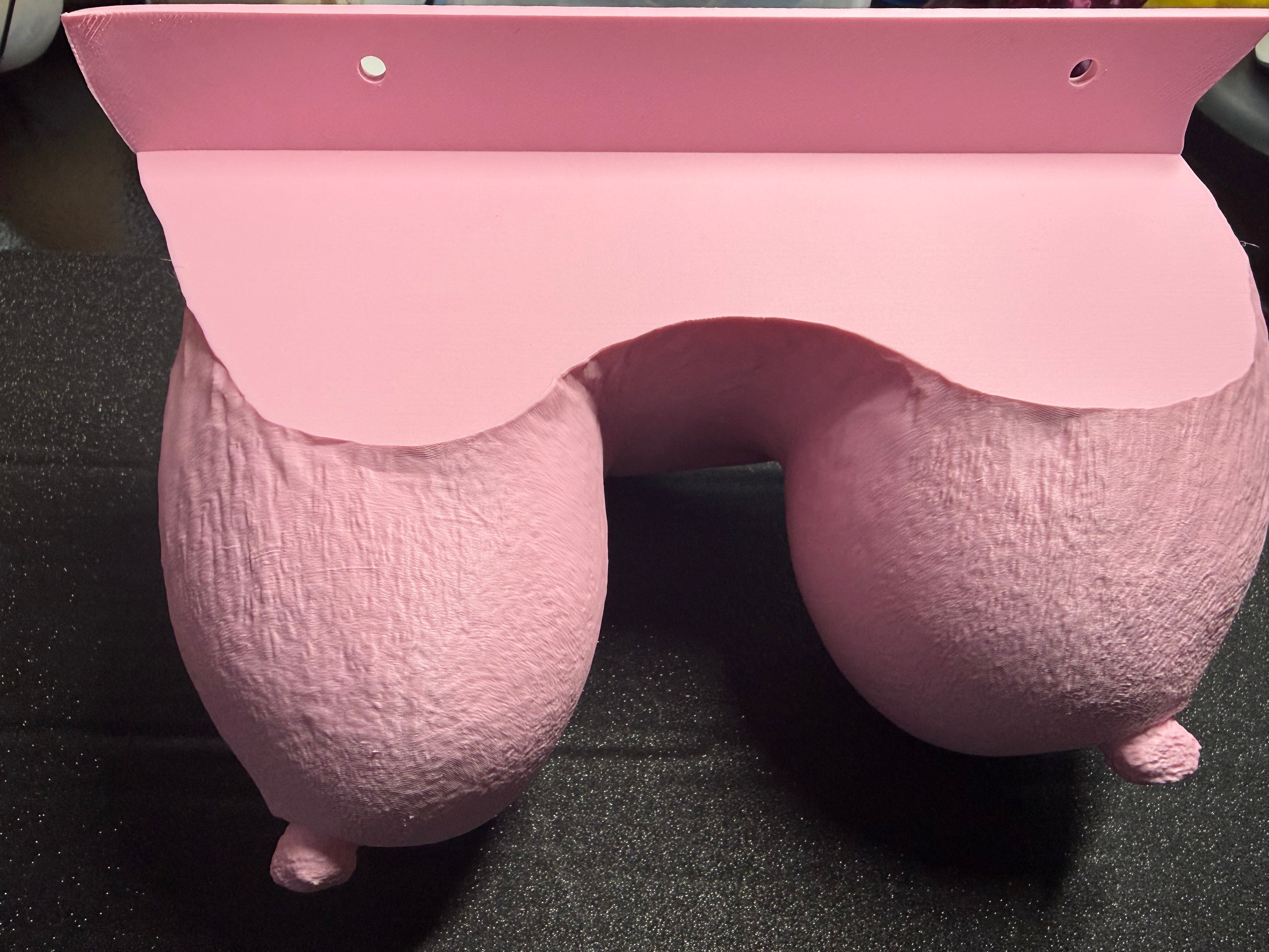 C-Kret Boob Shelf |Feminine Wall Shelf Decor for Perfume, Jewelry & Vanity Display | Discreet Packaging