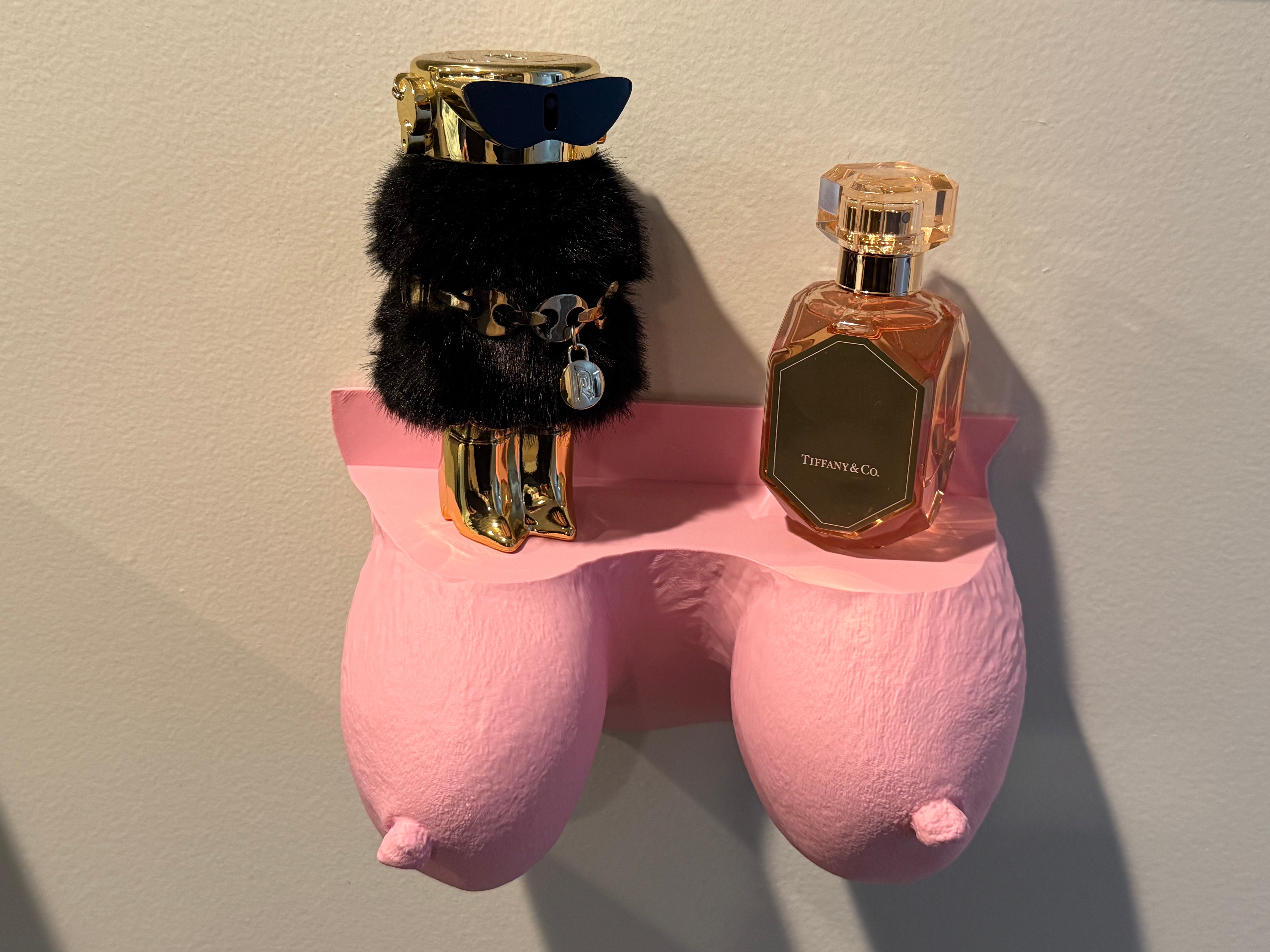 C-Kret Boob Shelf |Feminine Wall Shelf Decor for Perfume, Jewelry & Vanity Display | Discreet Packaging