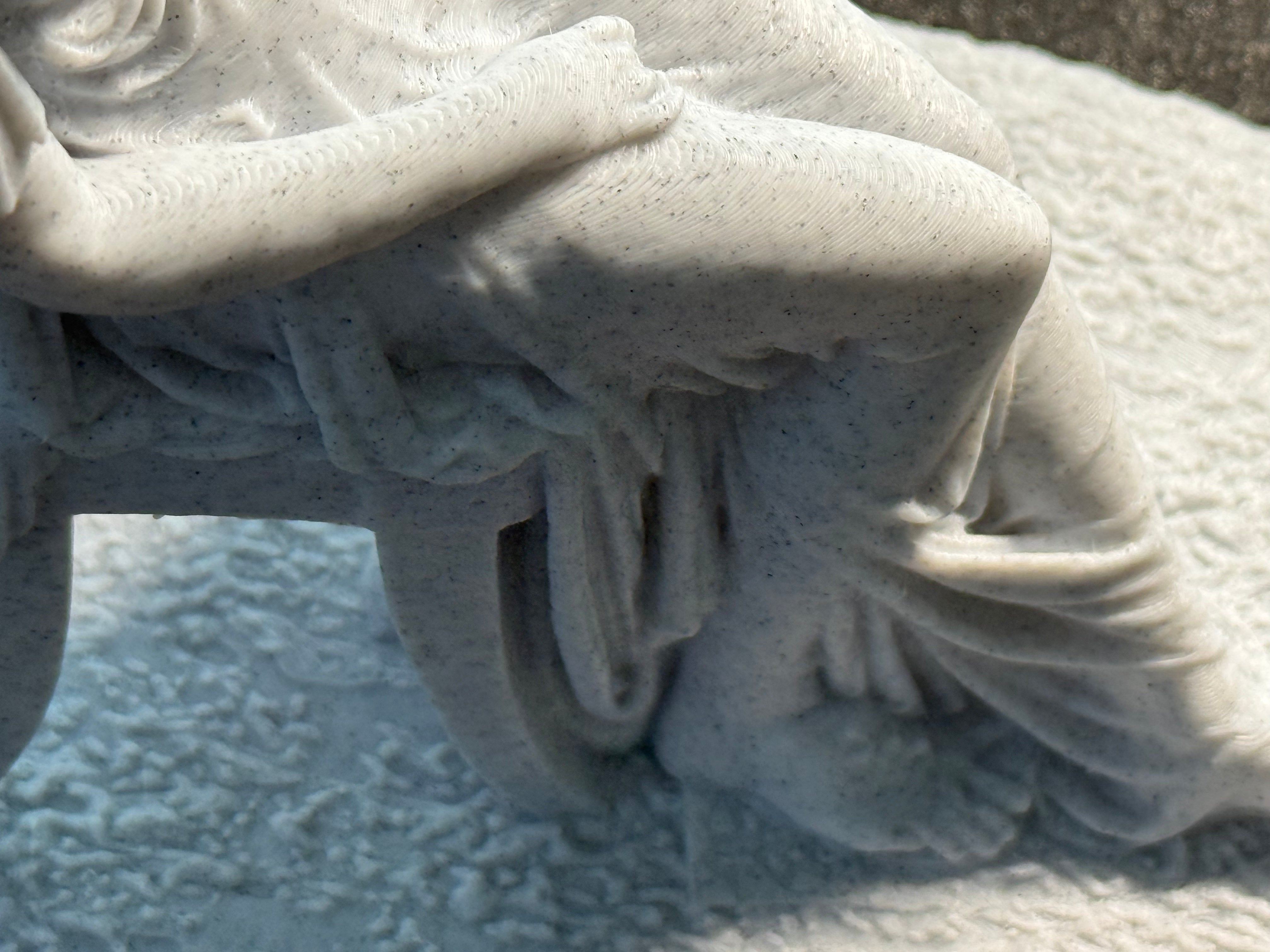 Sleeping Woman Chair Sculpture | Elegant Reclining Figure Art Decor | 3D Printed Display Piece | Discreet Packaging