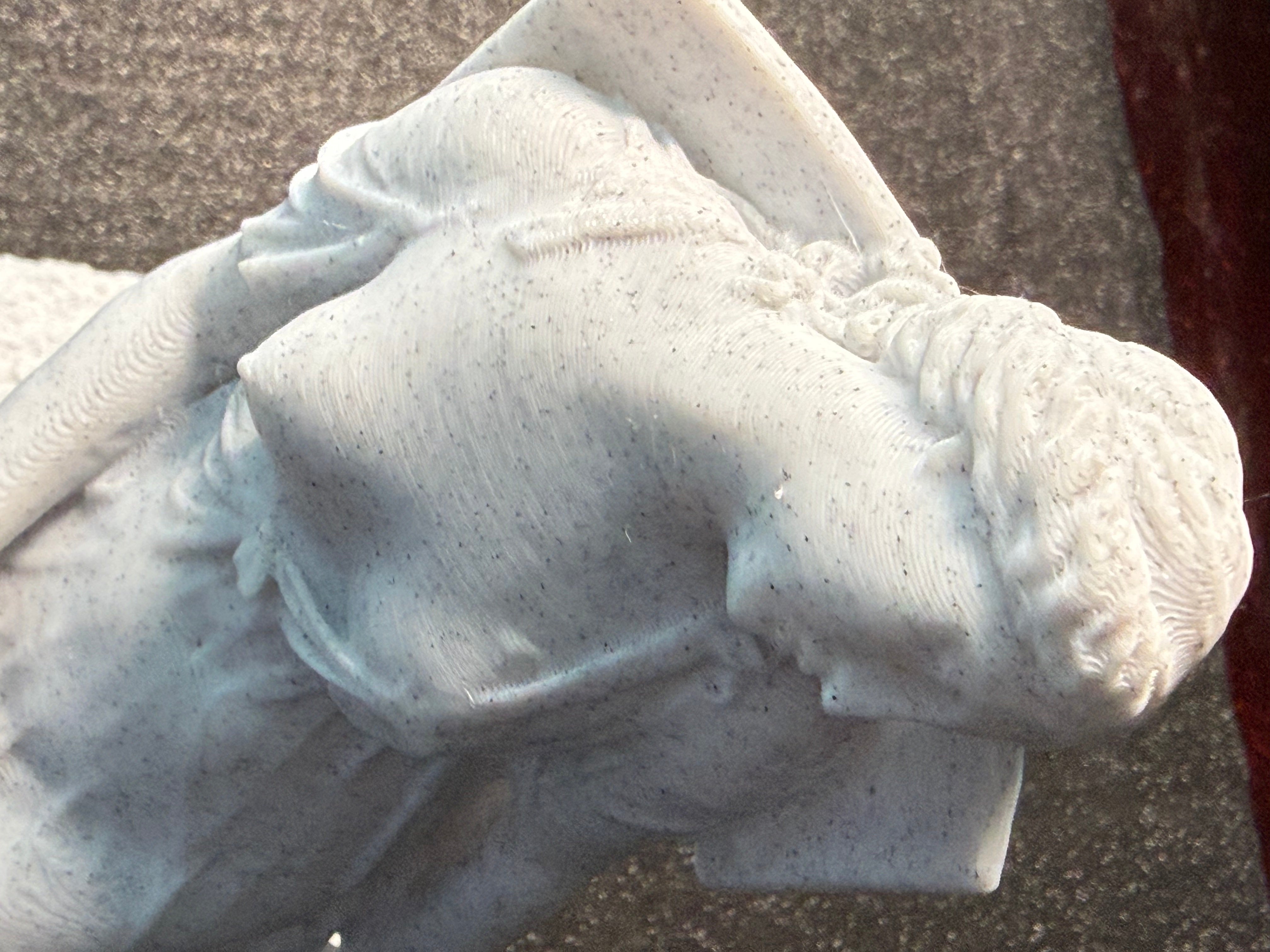 Sleeping Woman Chair Sculpture | Elegant Reclining Figure Art Decor | 3D Printed Display Piece | Discreet Packaging