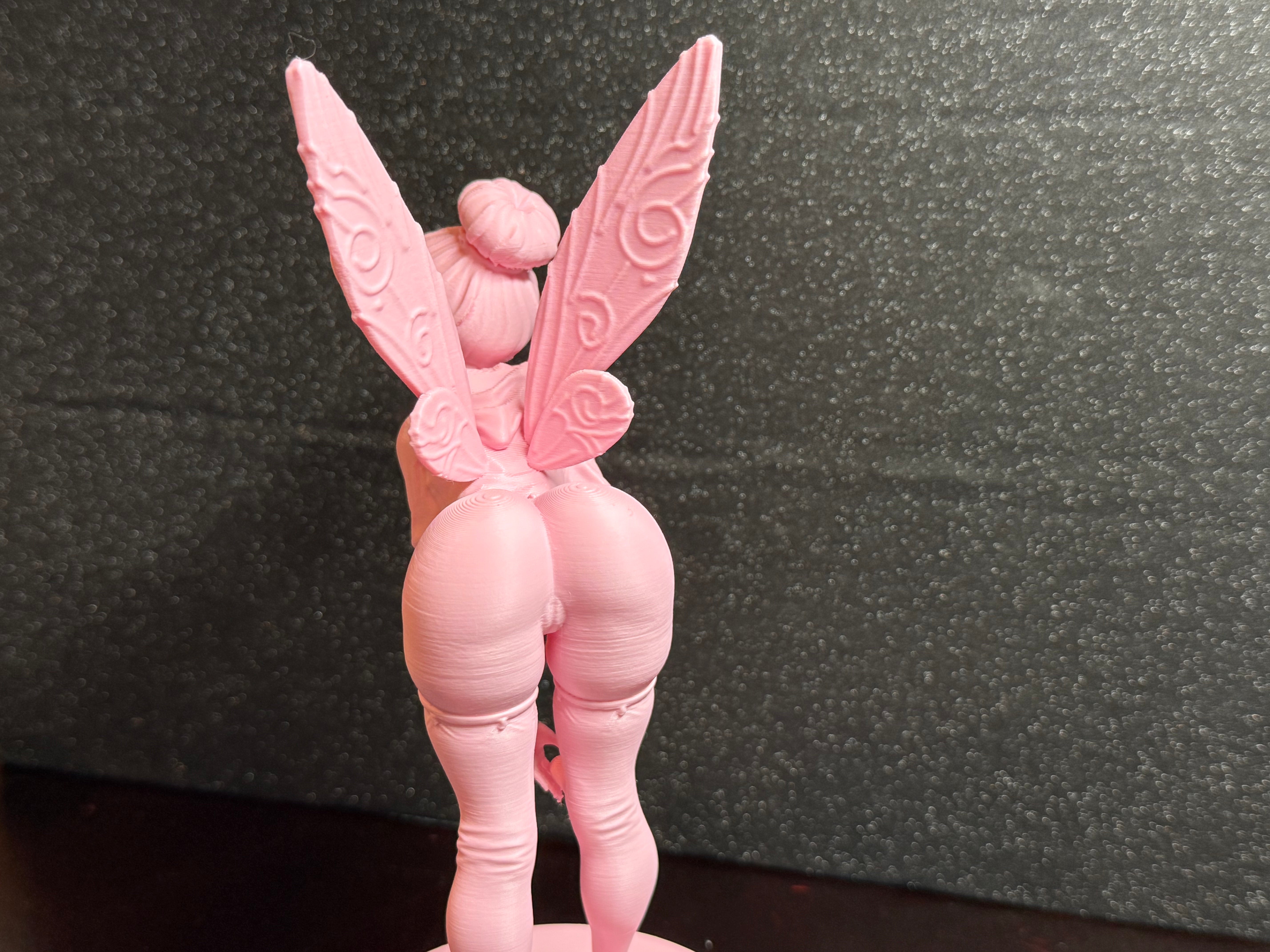 Whimsical Pixie Fairy Sculpture | Fantasy Desk Decor | Shelf Art (3D Printed) | Discreet Packaging