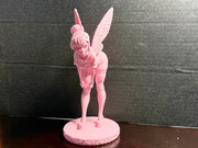Whimsical Pixie Fairy Sculpture | Fantasy Desk Decor | Shelf Art (3D Printed) | Discreet Packaging