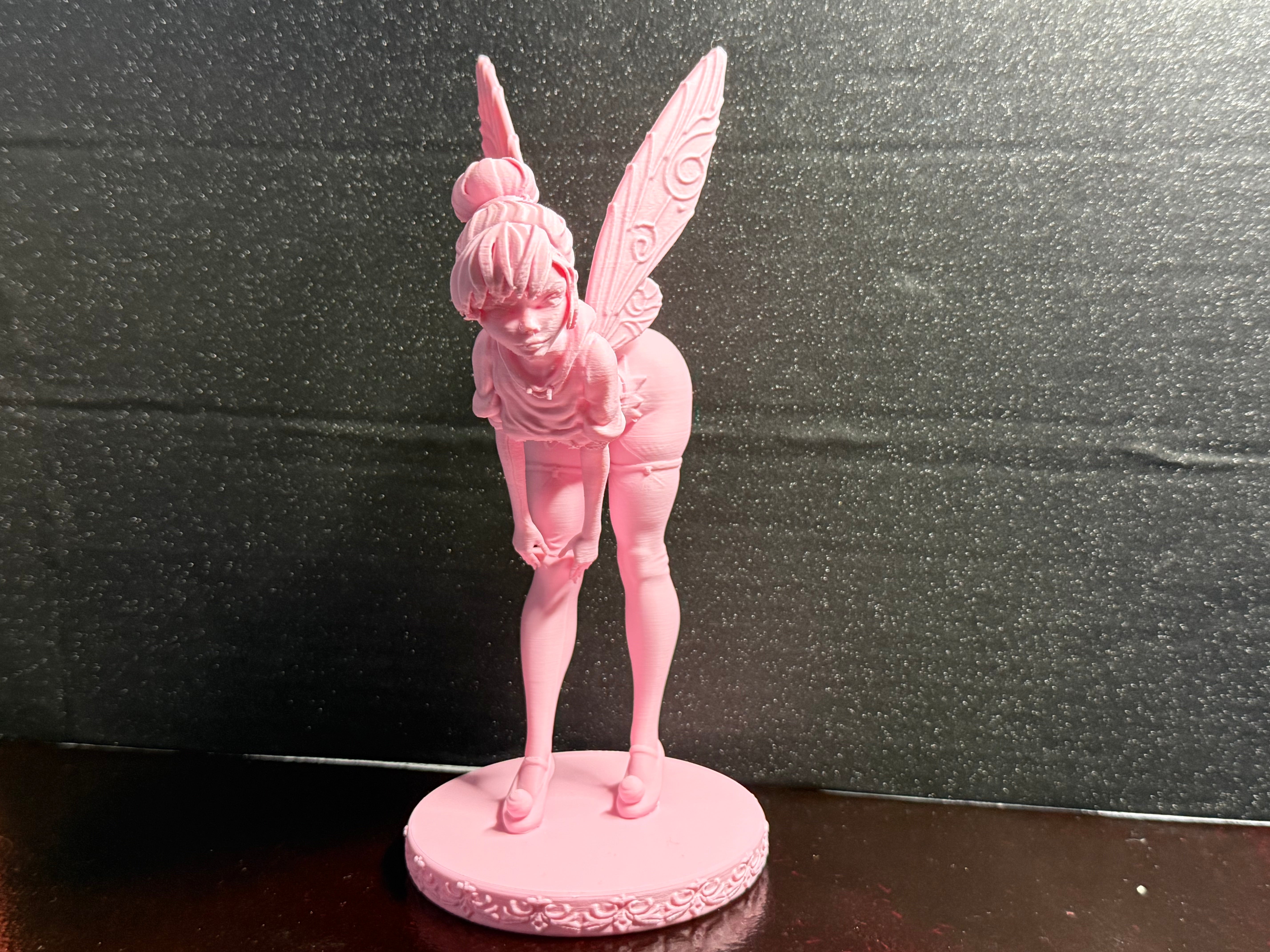 Whimsical Pixie Fairy Sculpture | Fantasy Desk Decor | Shelf Art (3D Printed) | Discreet Packaging