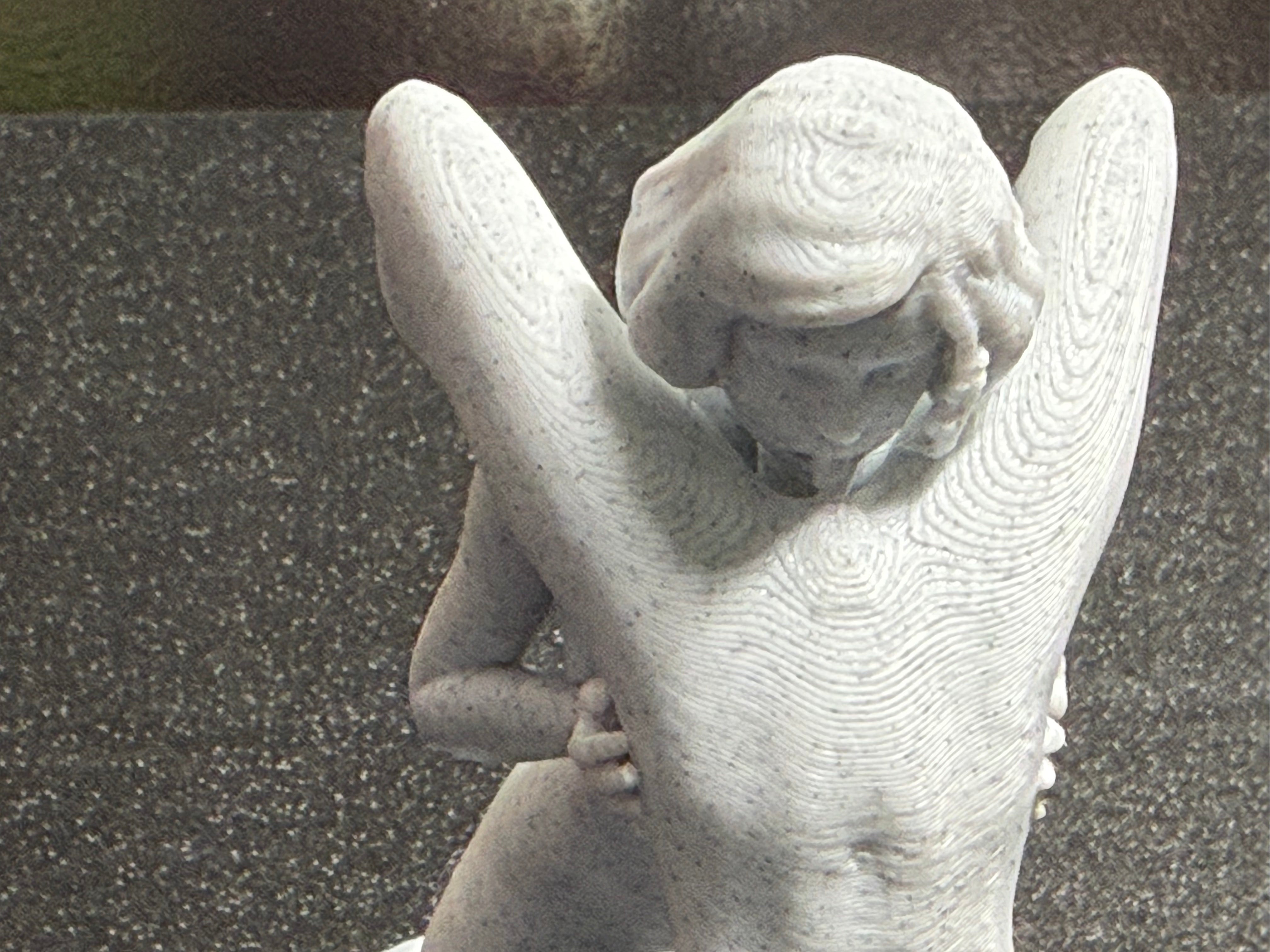 C-Kret Embrace Sculpture | Modern Figurative Art Decor | Discreet Packaging