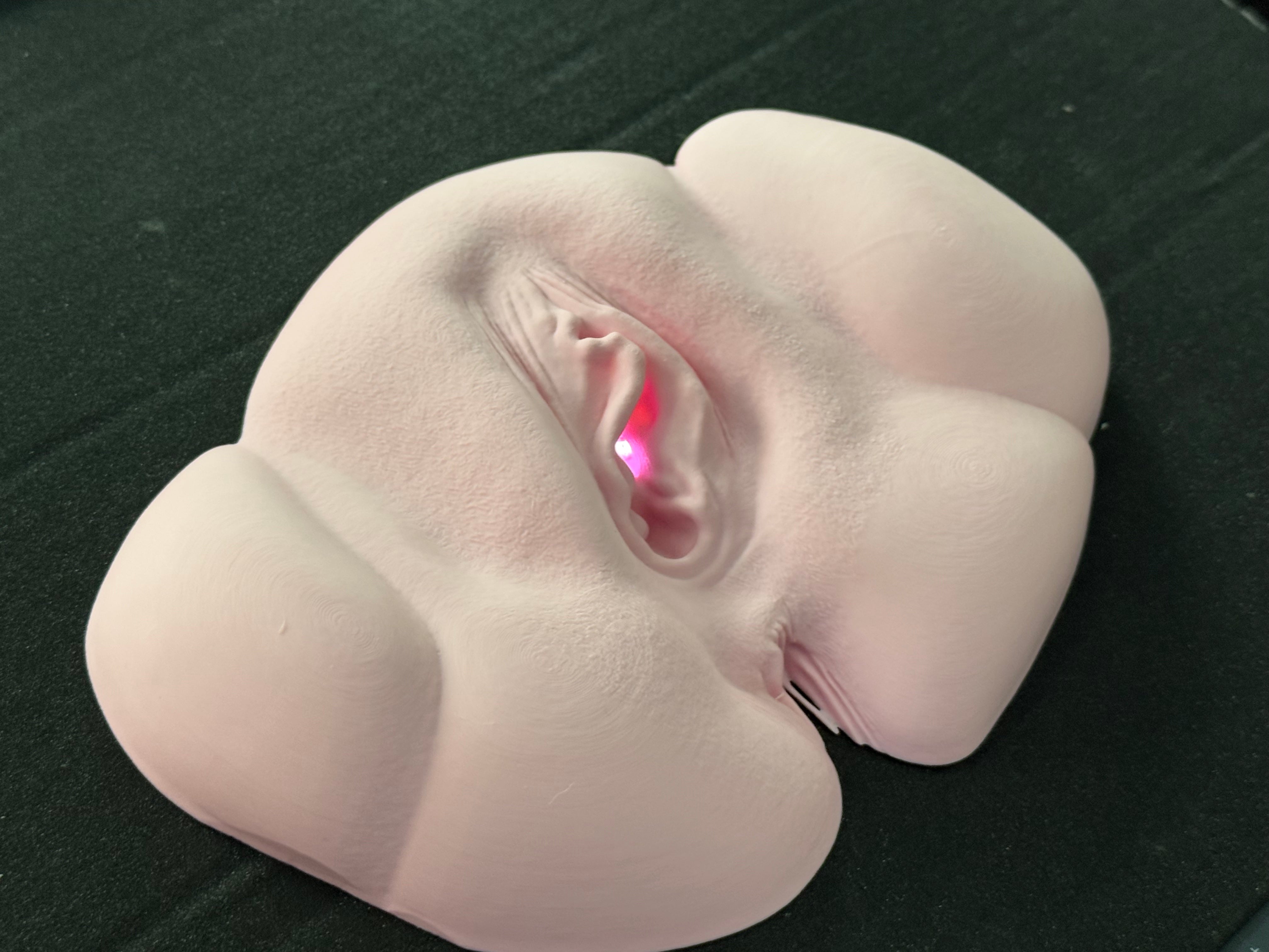 Vagina Night Light | Erotic Sculpture Lamp | Adult Humor Decor | Unique Bedroom Lighting | Discreet Packaging