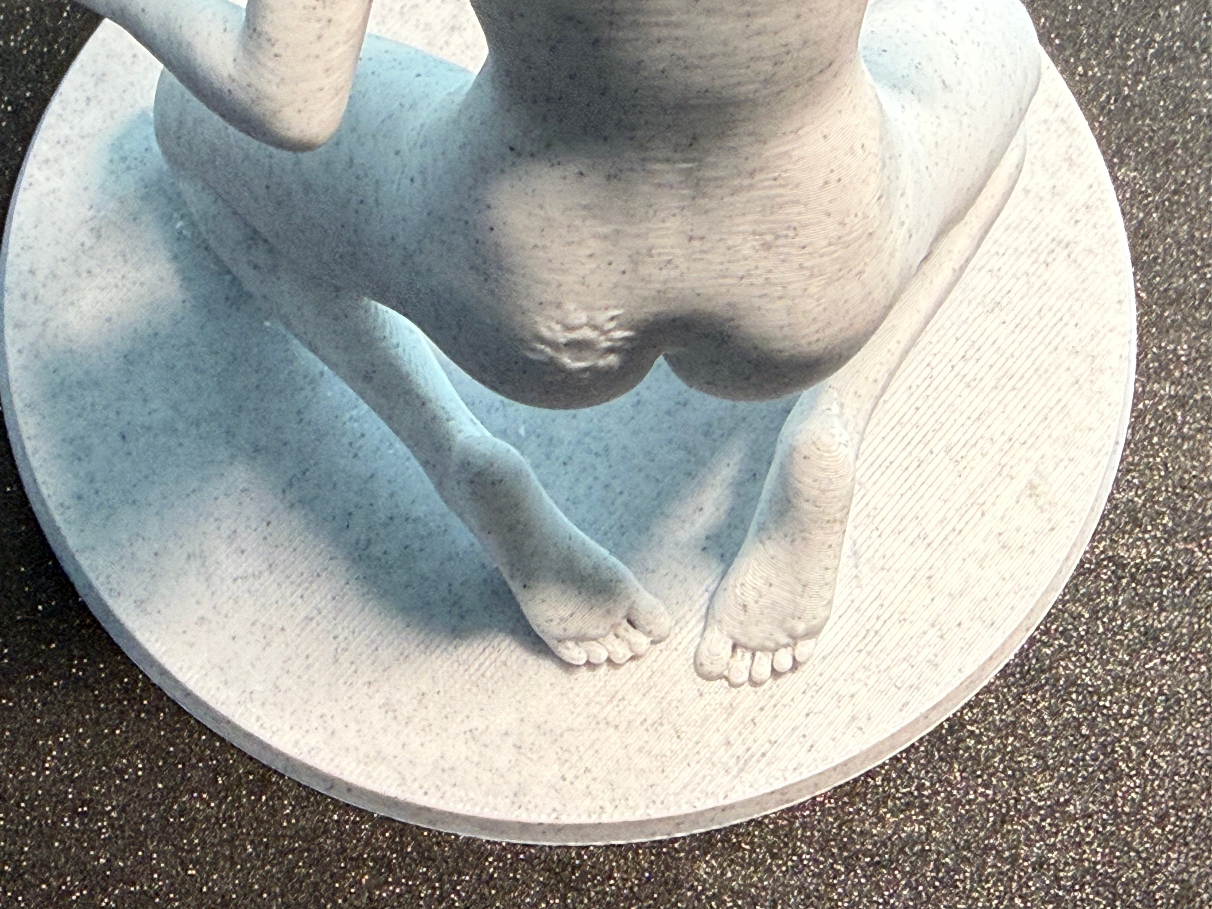 Modern Female Sculpture | Seated Figurine | Contemporary Artistic Decor | C-Kret Wear