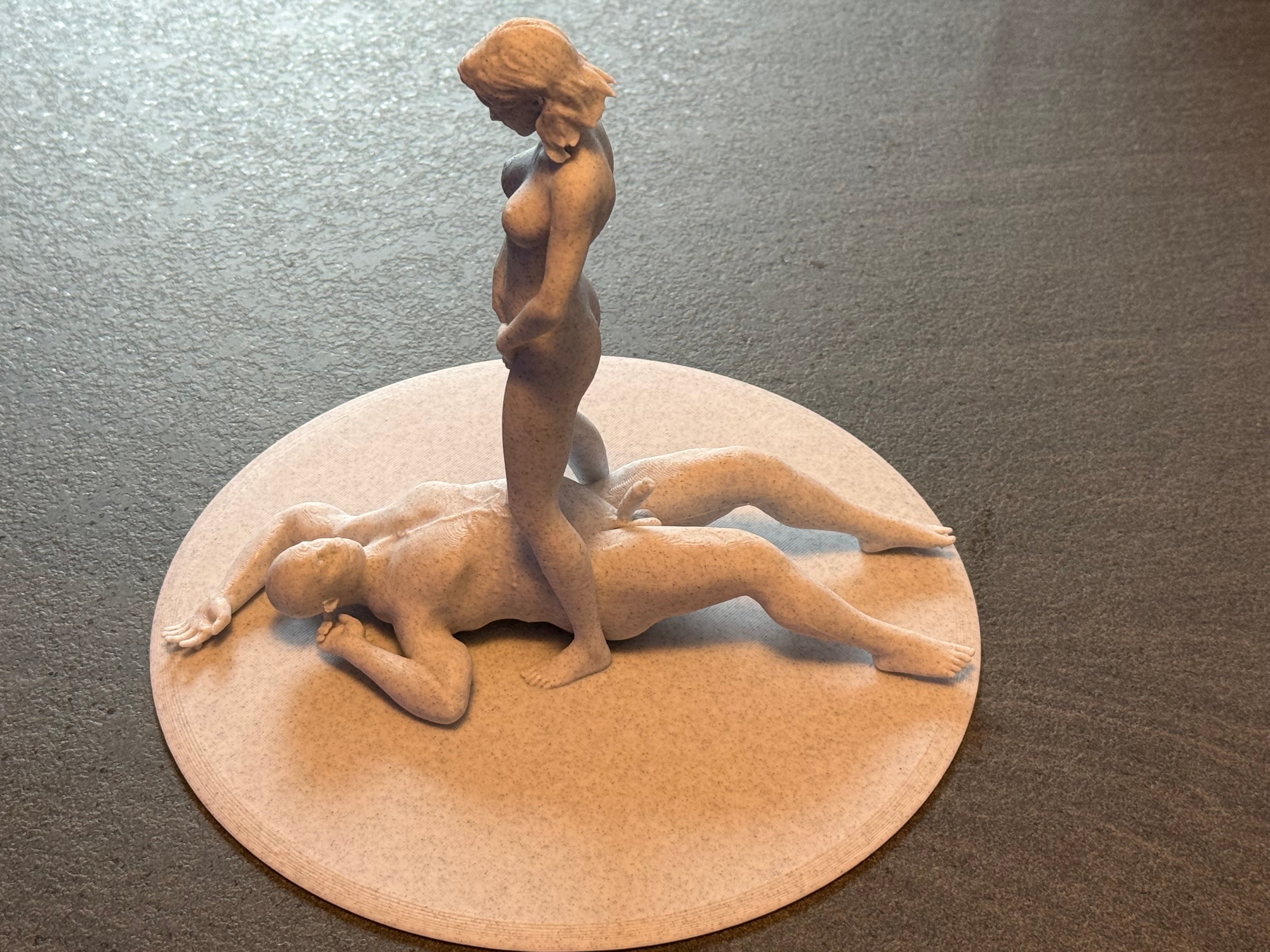 Avant-Garde Figurative Sculpture – Multi-Figure Composition | Modern Statement Art Piece | C-Kret Wear
