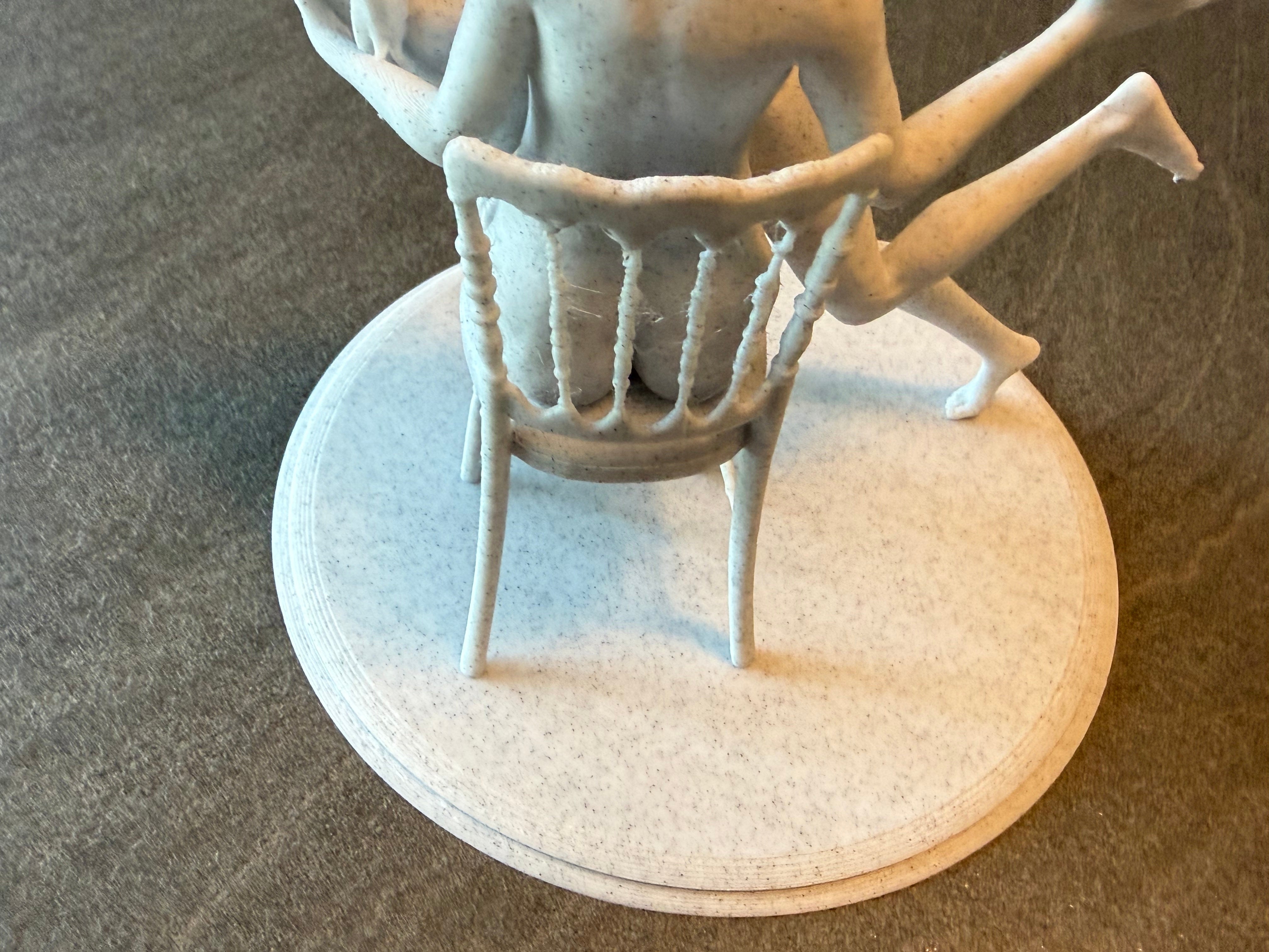 Dynamic Figurative Sculpture | Two Figure Composition | Modern Artistic Statement Piece | C-Kret Wear