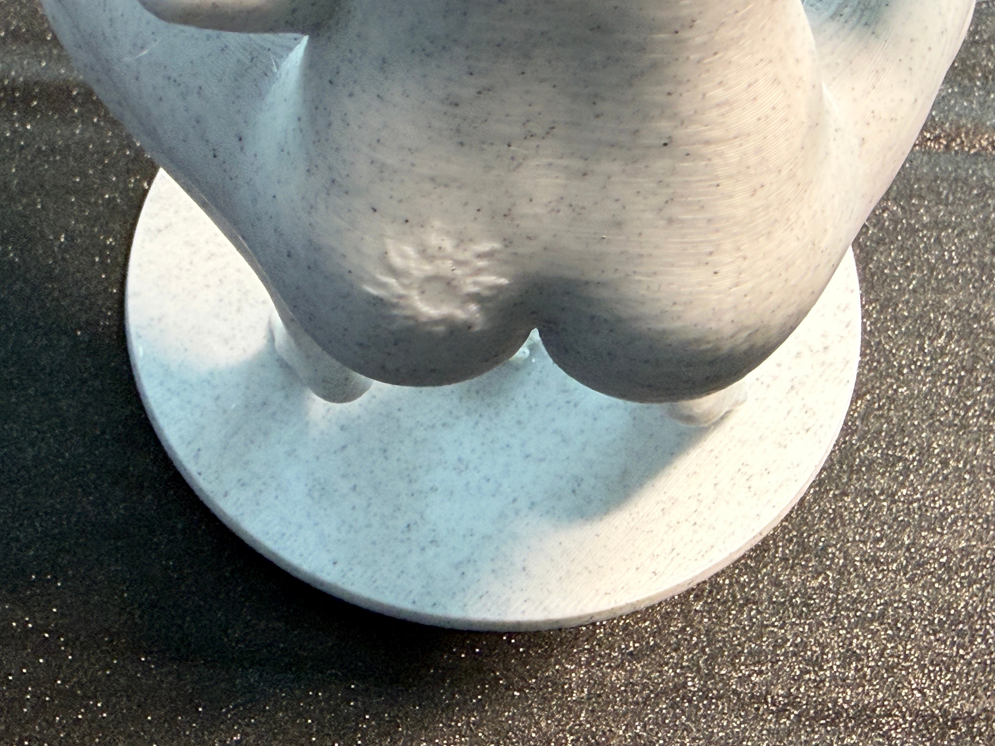 Modern Female Sculpture | Seated Figurine | Bold Artistic Decor | C-Kret Wear