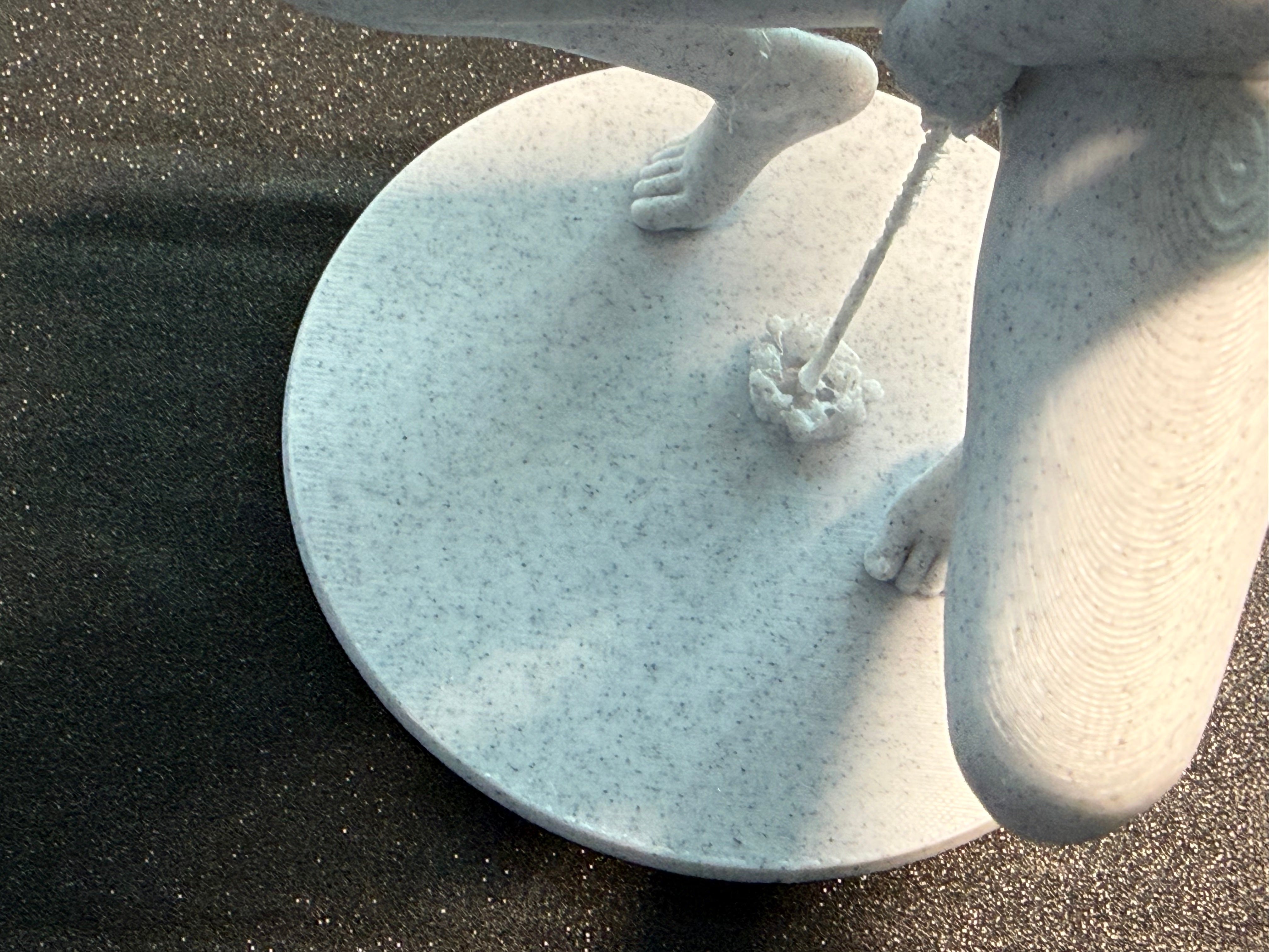 Modern Female Sculpture | Seated Figurine | Bold Artistic Decor | C-Kret Wear