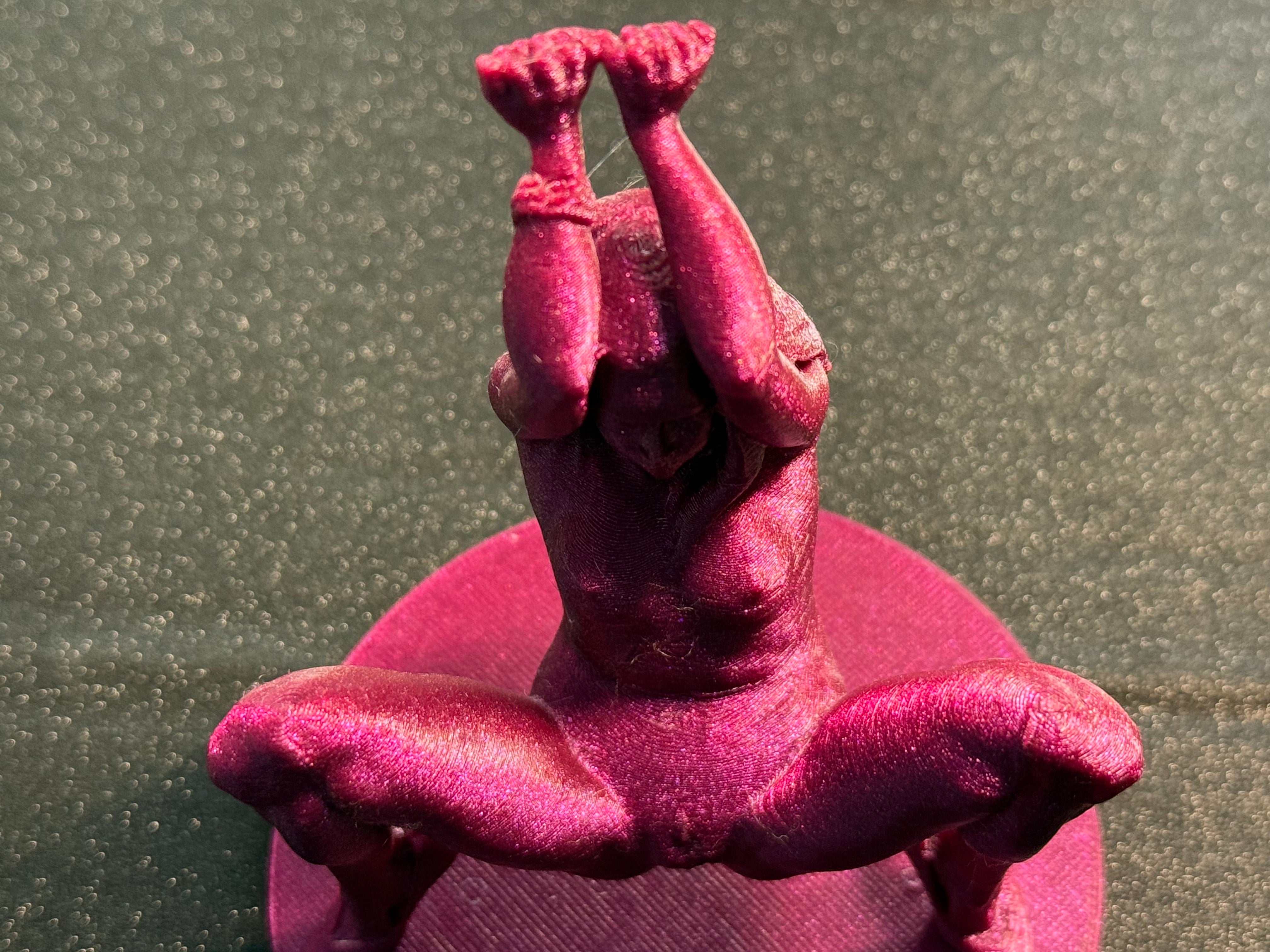 Modern Female Sculpture | Compact Figurine Display | Bold Artistic Decor | C-Kret Wear