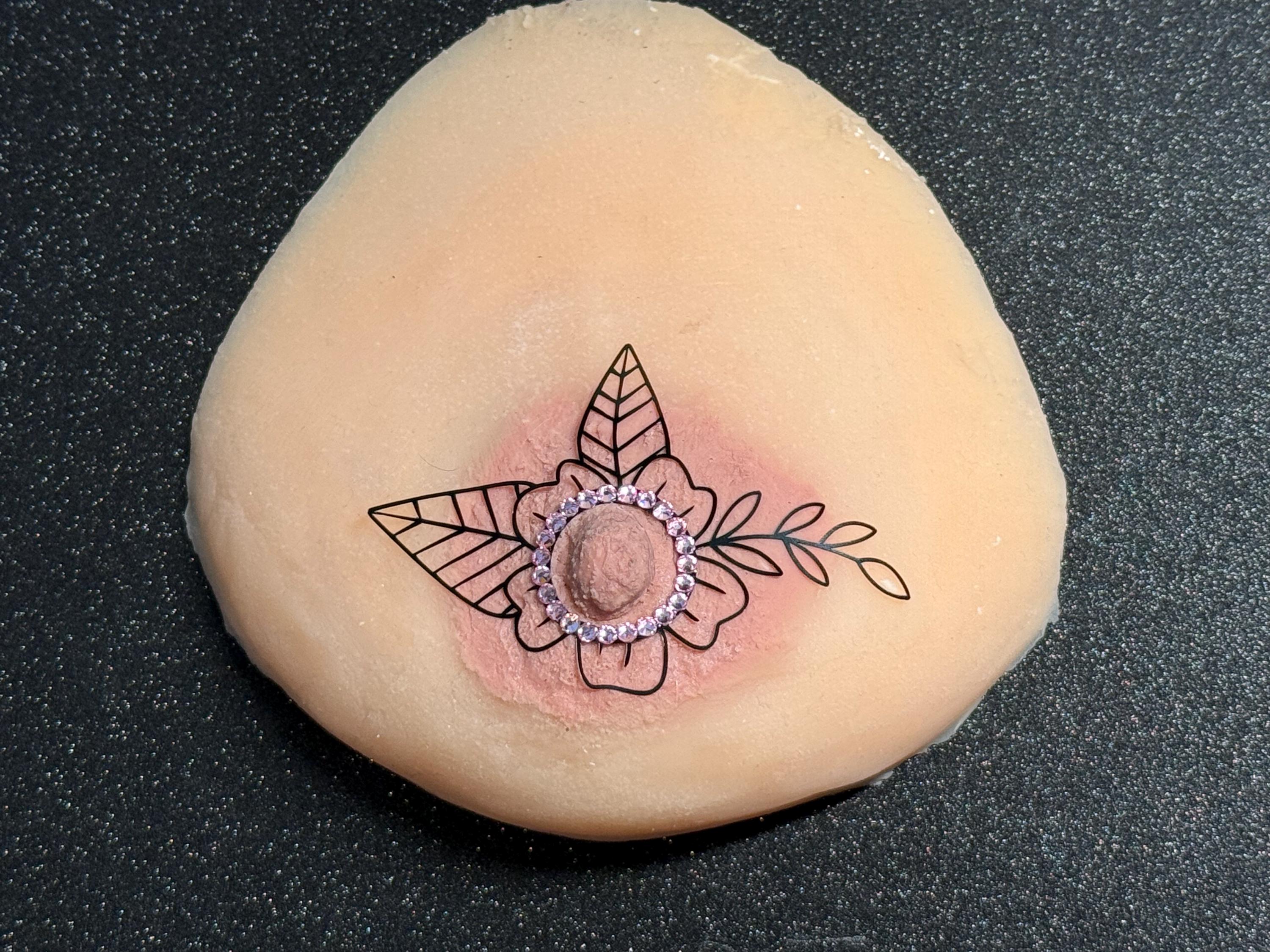 Rhinestone Flower Body Pasty | Festival Body Jewelry | Discreet Packaging