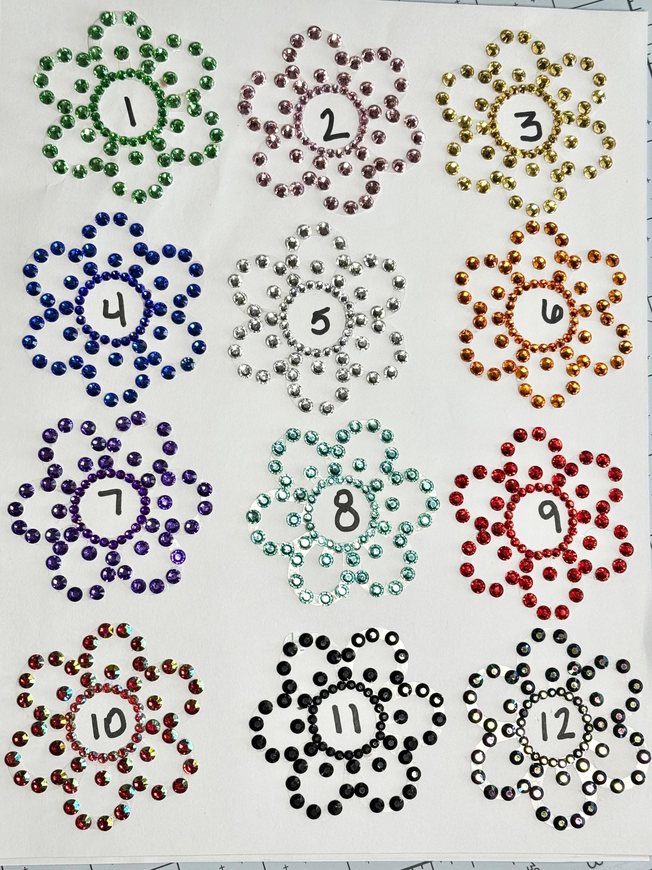 Rhinestone Flower Nipple Pasty | Rave Body Jewelry | Discreet Packaging