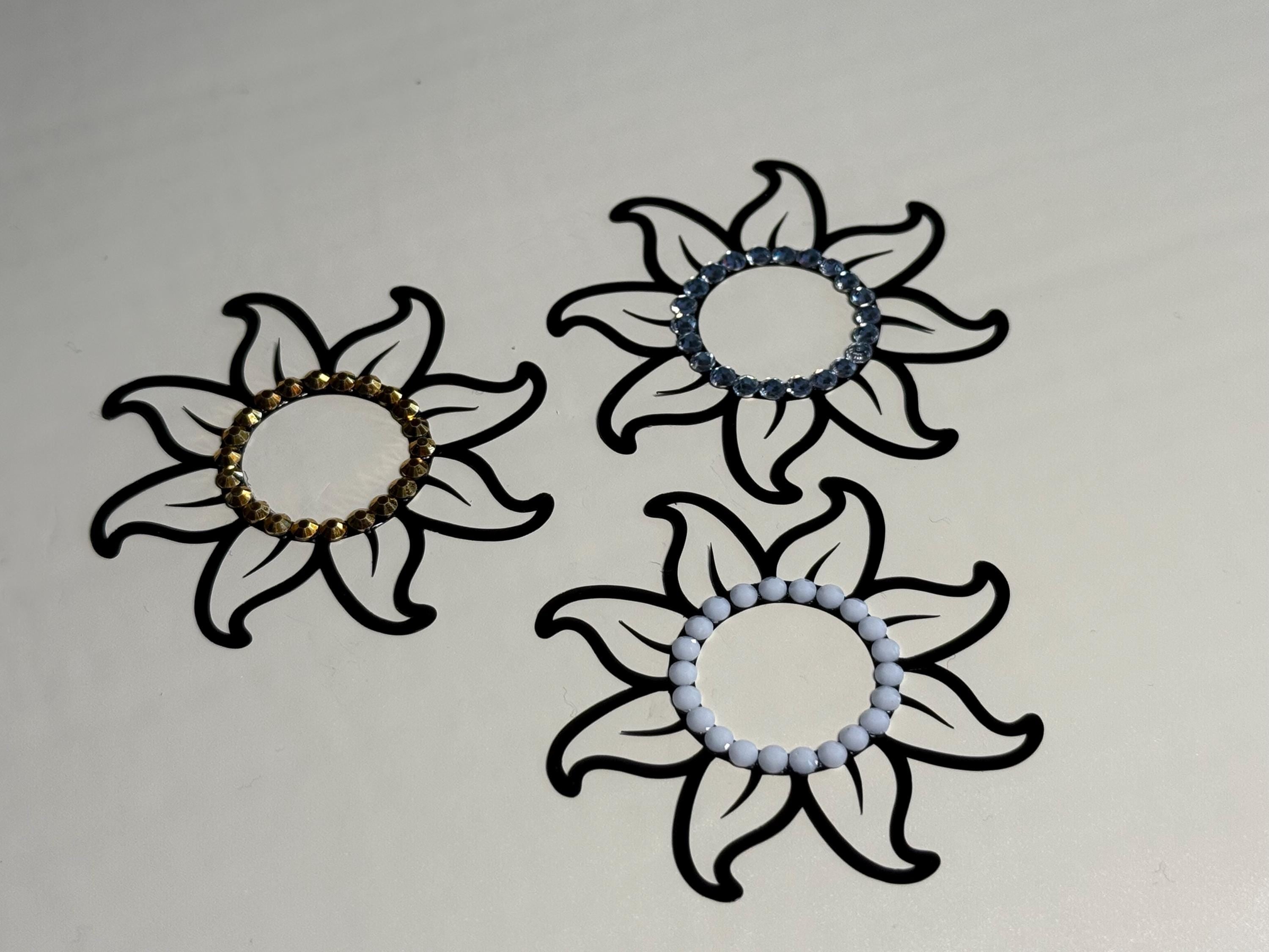 Rhinestone Flower Body Pasty: Rave Festival Body Jewelry | Discreet Packaging